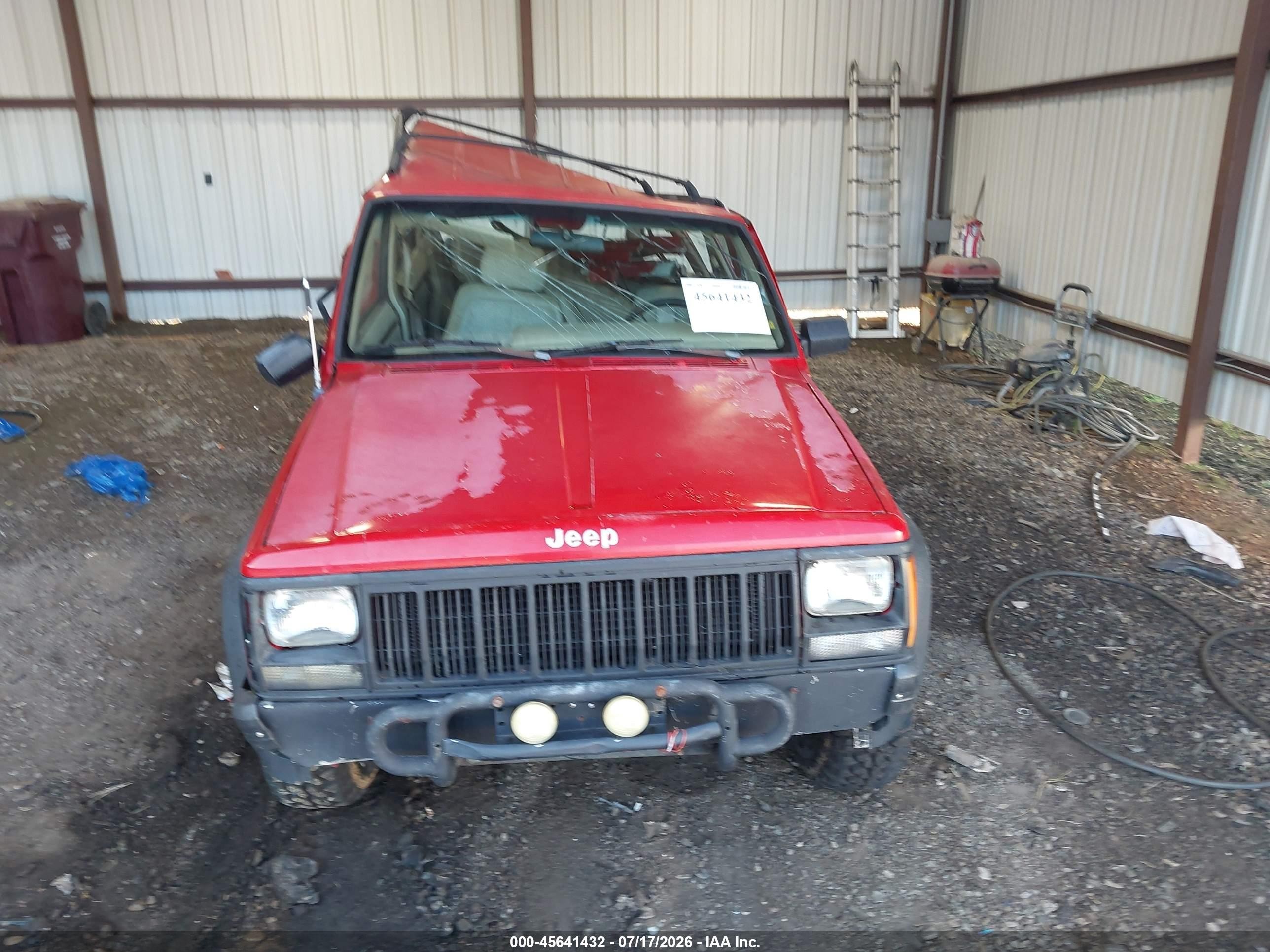 1995 Jeep Cherokee Country Red vin: 1J4FJ78S7SL614223