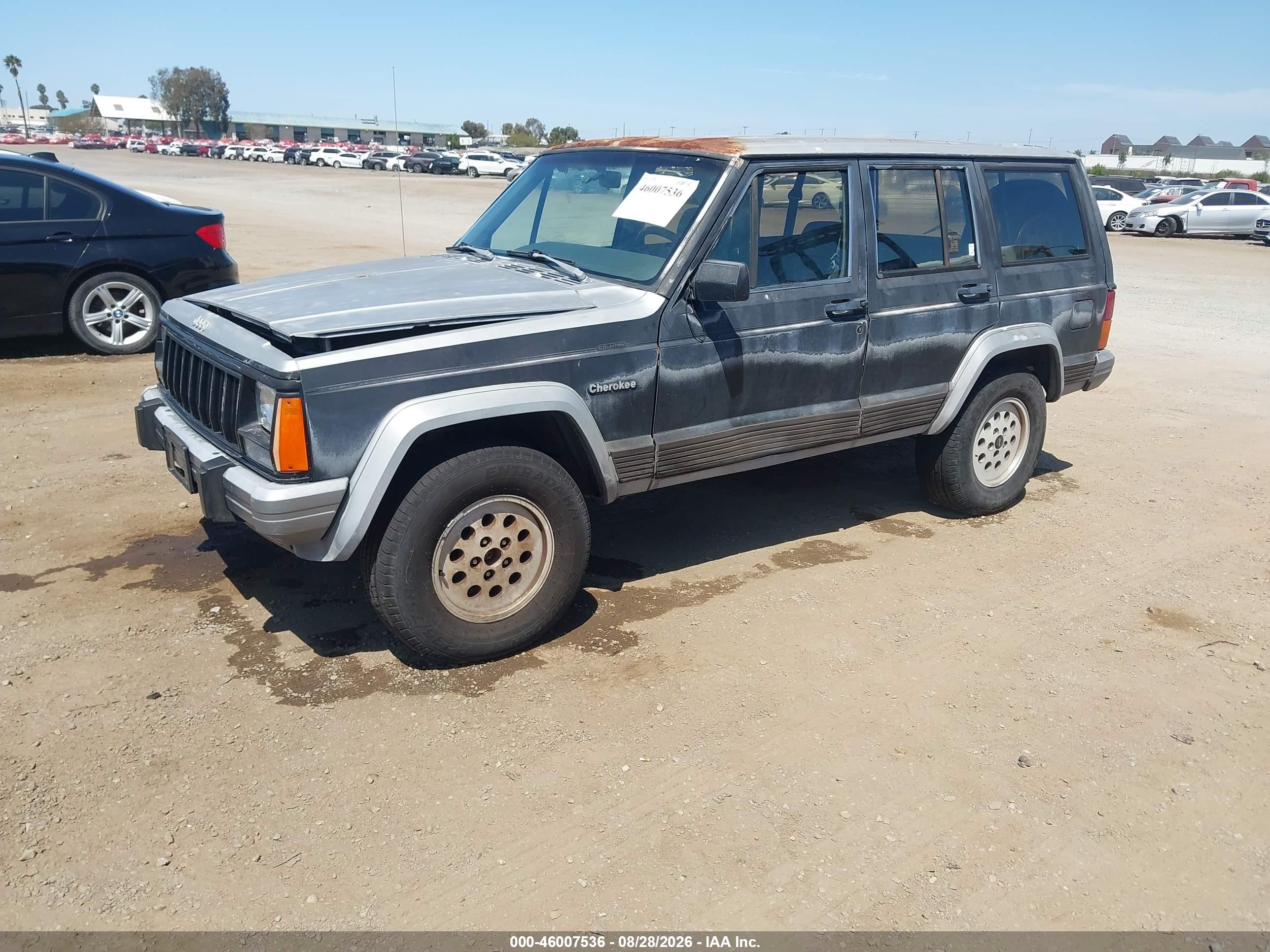 1993 Jeep Cherokee Country Gray vin: 1J4FJ78S9PL640717