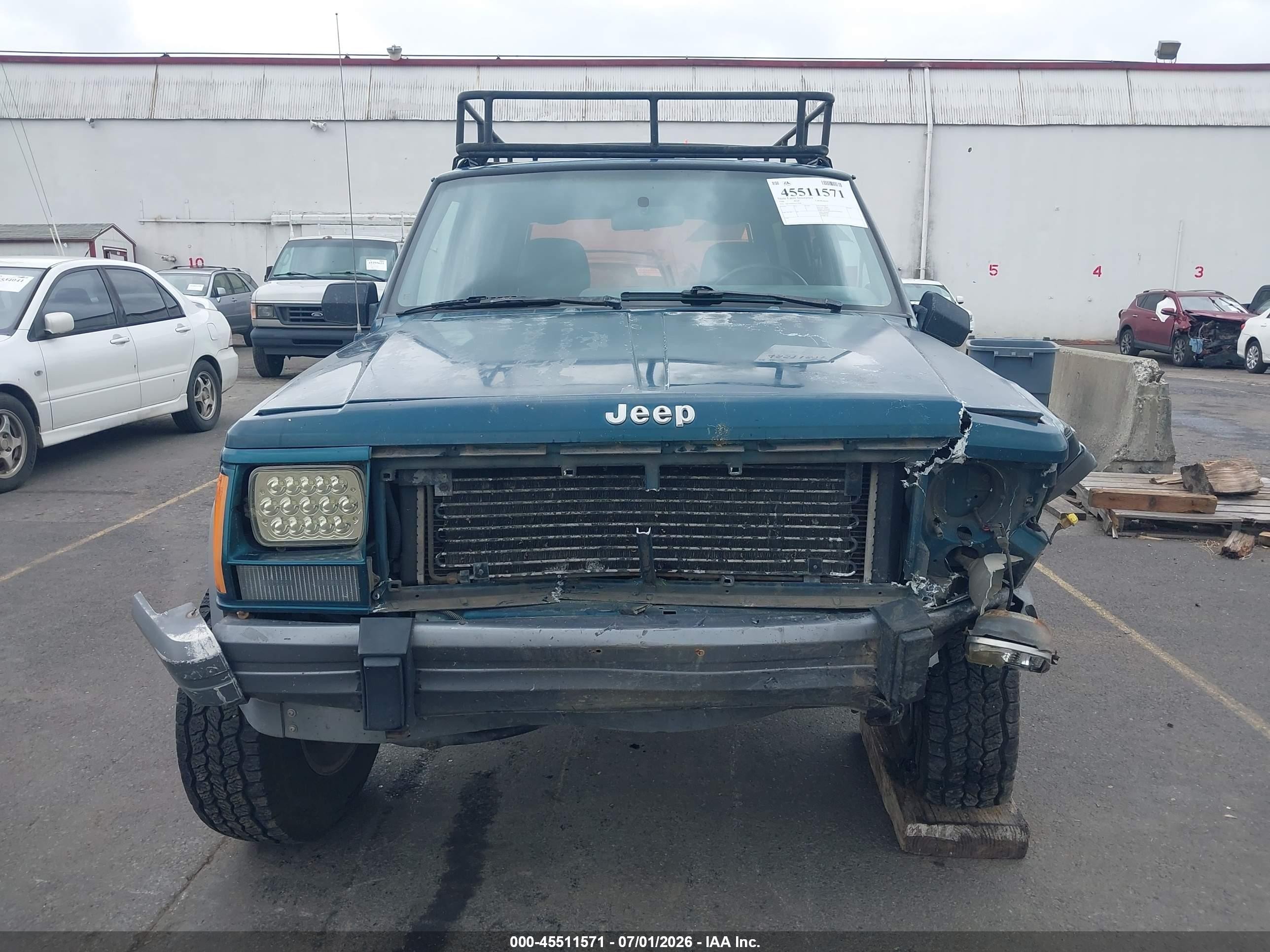 1996 Jeep Cherokee Country Green vin: 1J4FJ78S9TL270590