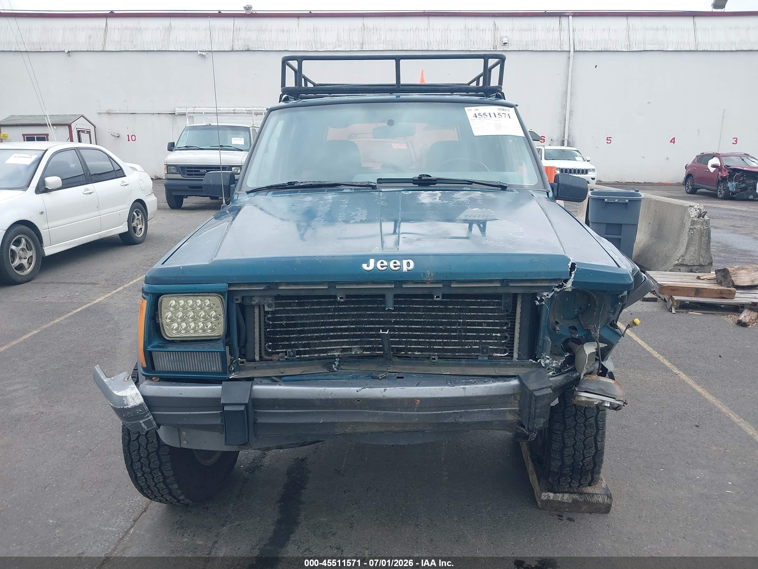 1996 Jeep Cherokee Country Green vin: 1J4FJ78S9TL270590
