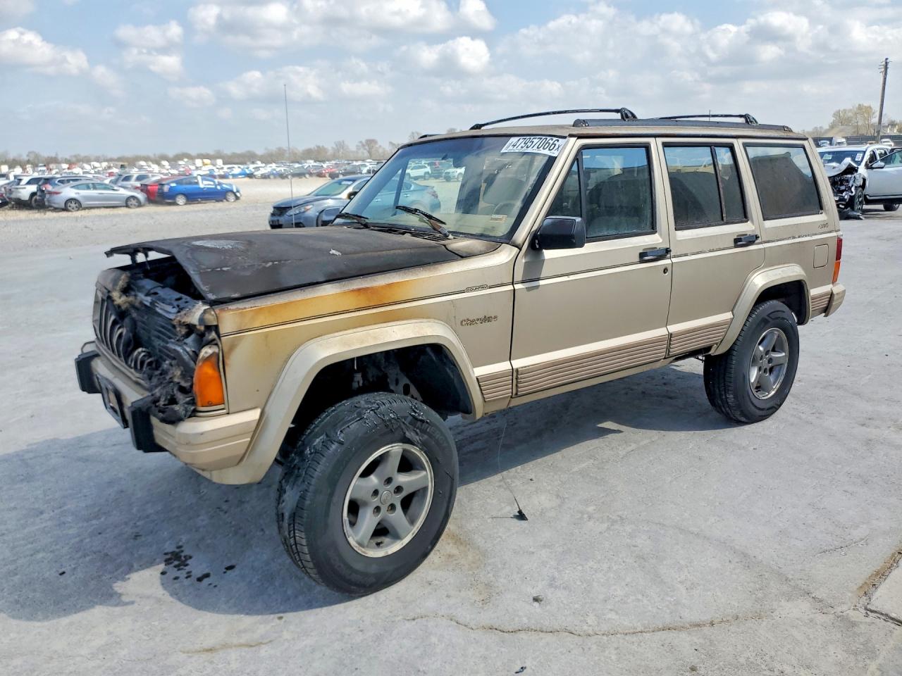1993 Jeep Cherokee Country Золотой vin: 1J4FJ78SXPL526399