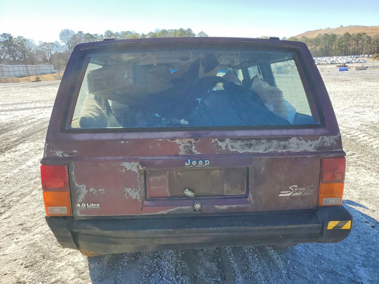 1992 Jeep Cherokee Sport Purple vin: 1J4FJ88S3NL116305