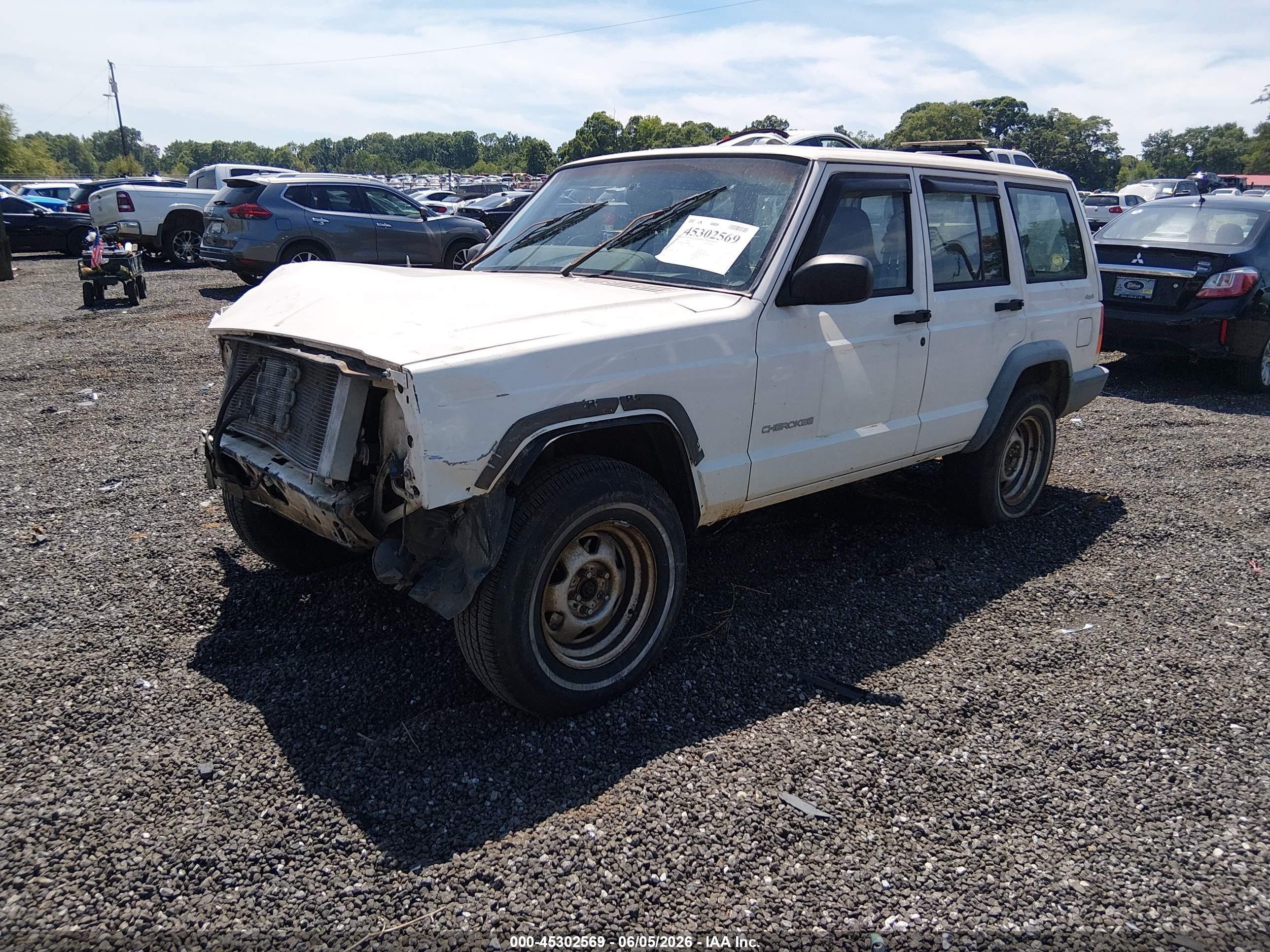 2000 Jeep Cherokee Rhd Rural Letter Carrier White vin: 1J4FN28S9YL164820
