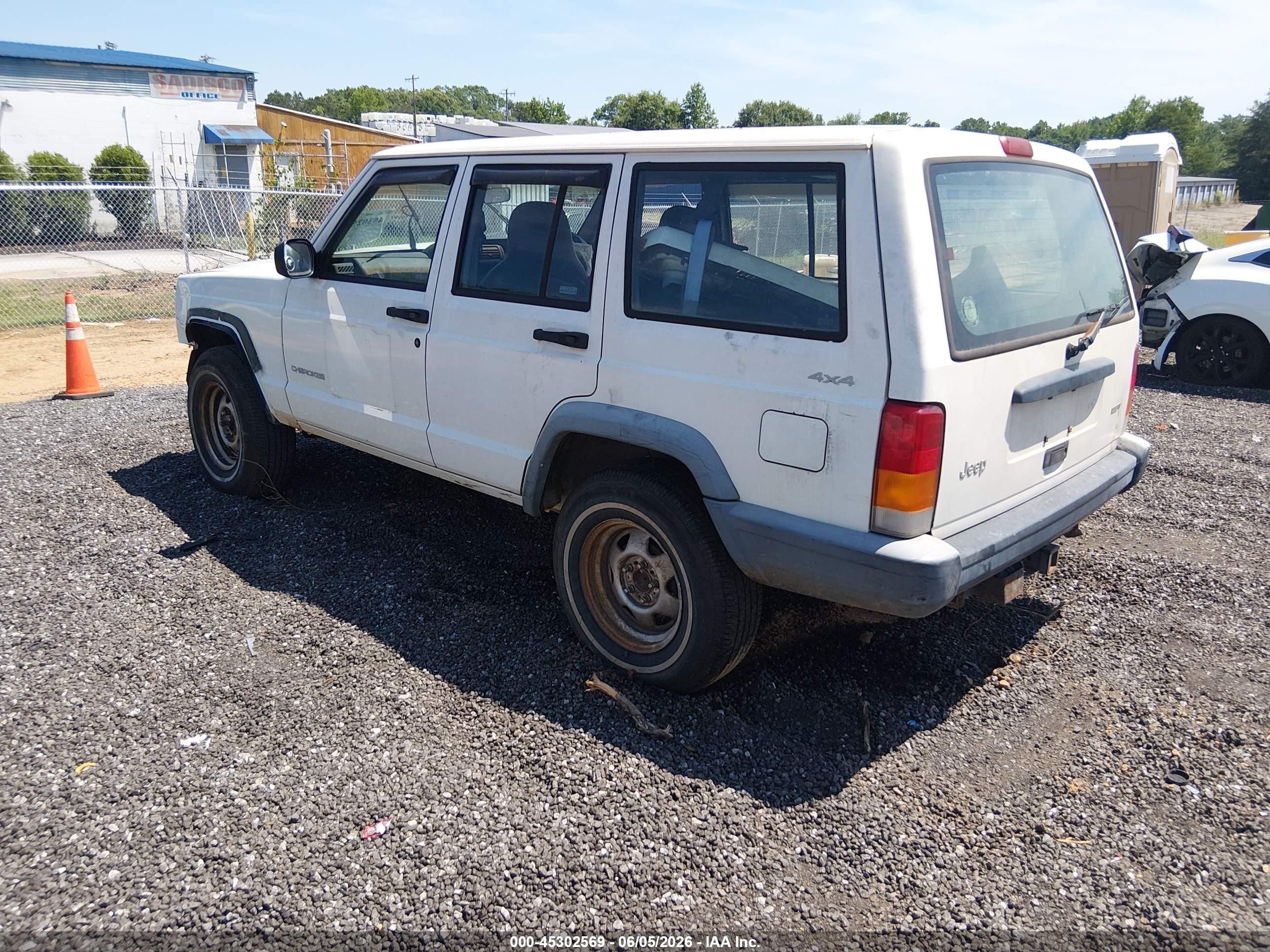 2000 Jeep Cherokee Rhd Rural Letter Carrier White vin: 1J4FN28S9YL164820