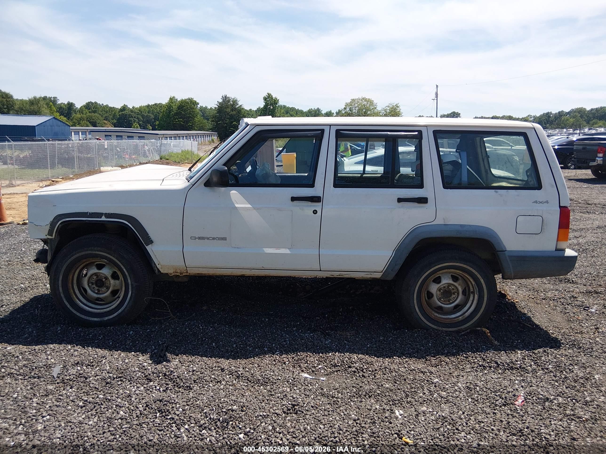2000 Jeep Cherokee Rhd Rural Letter Carrier White vin: 1J4FN28S9YL164820