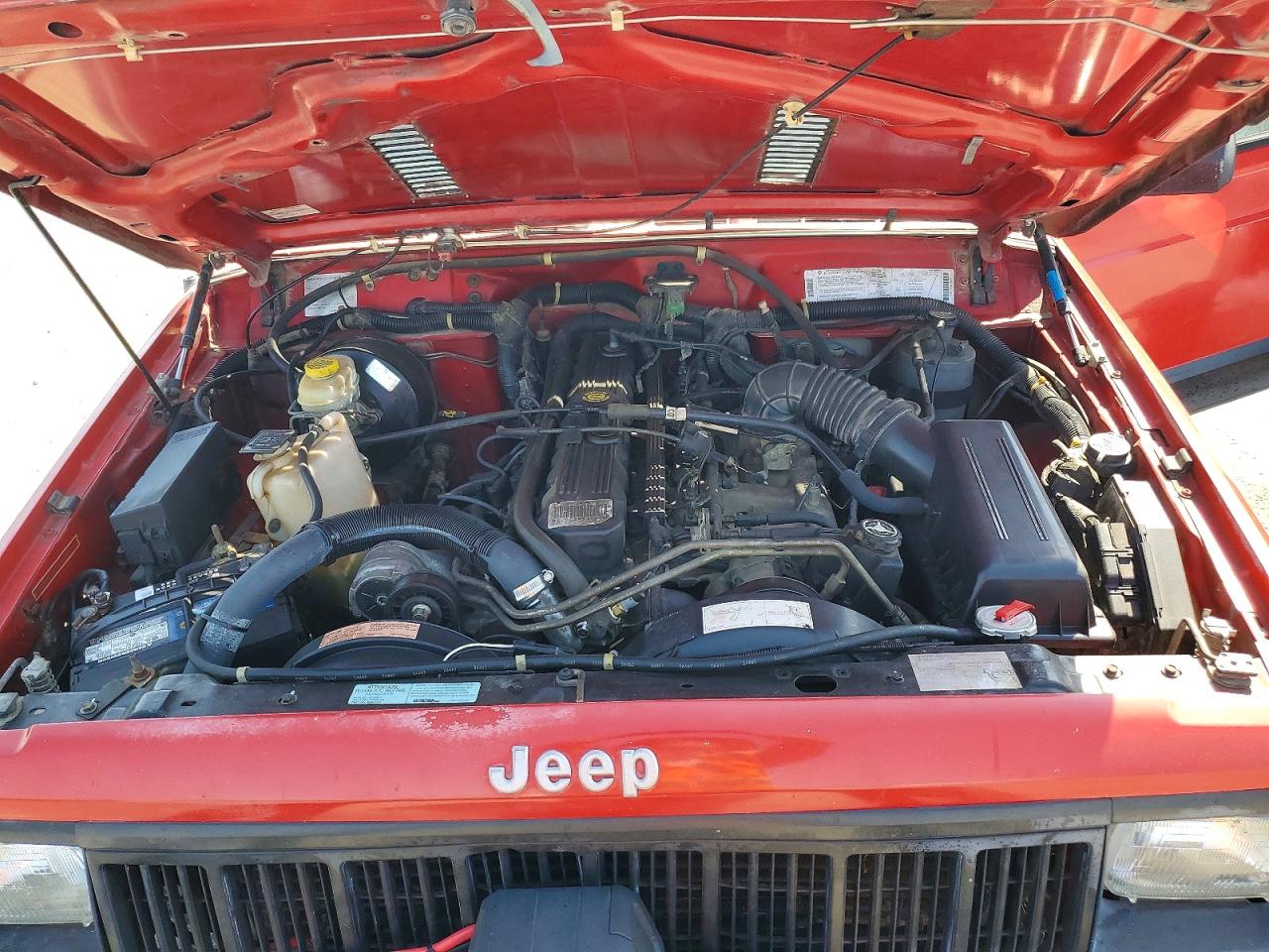 1995 Jeep Cherokee Sport Красный vin: 1J4FN68S1SL602714