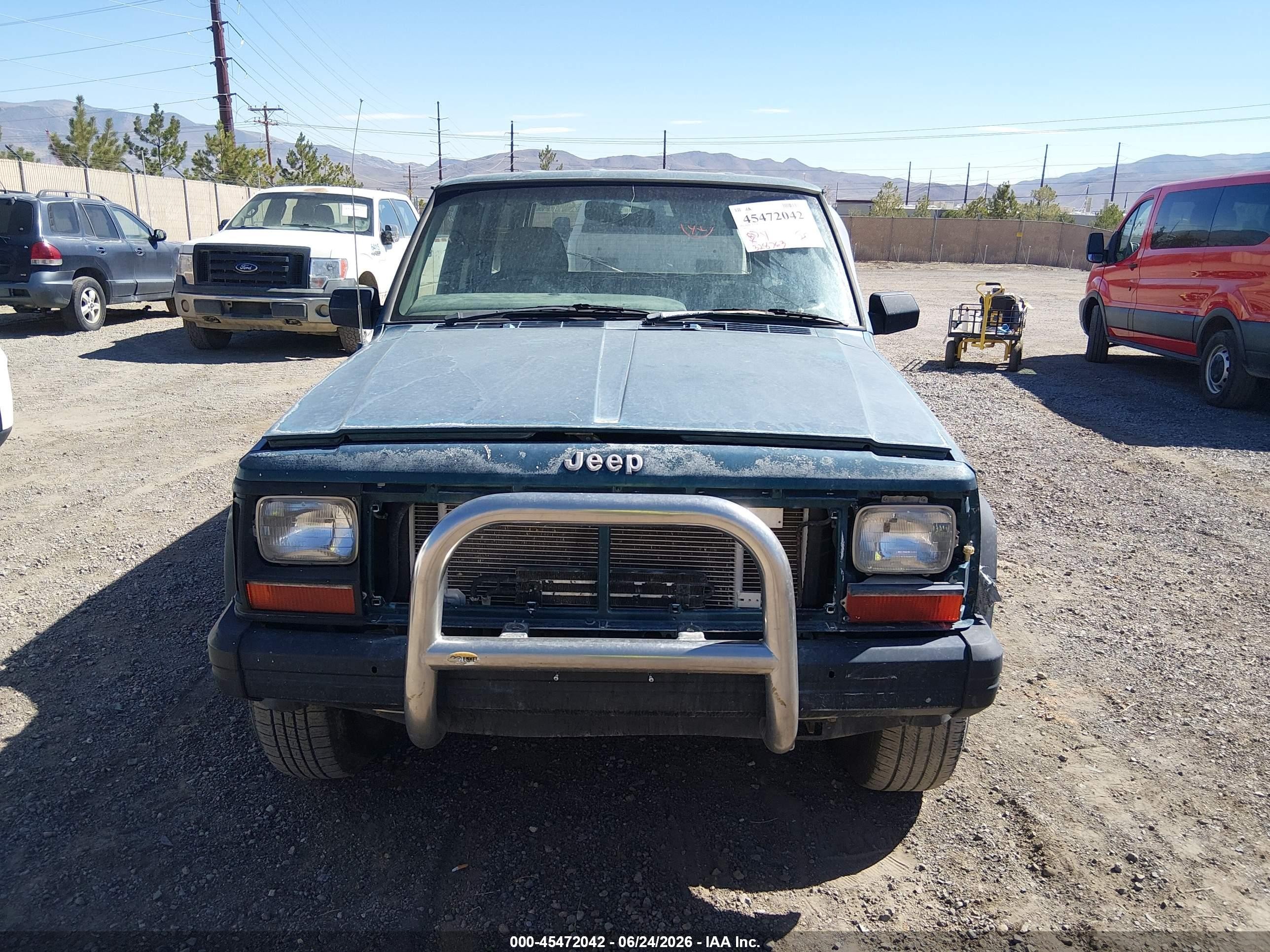 1995 Jeep Cherokee Sport Green vin: 1J4FN68S7SL609974