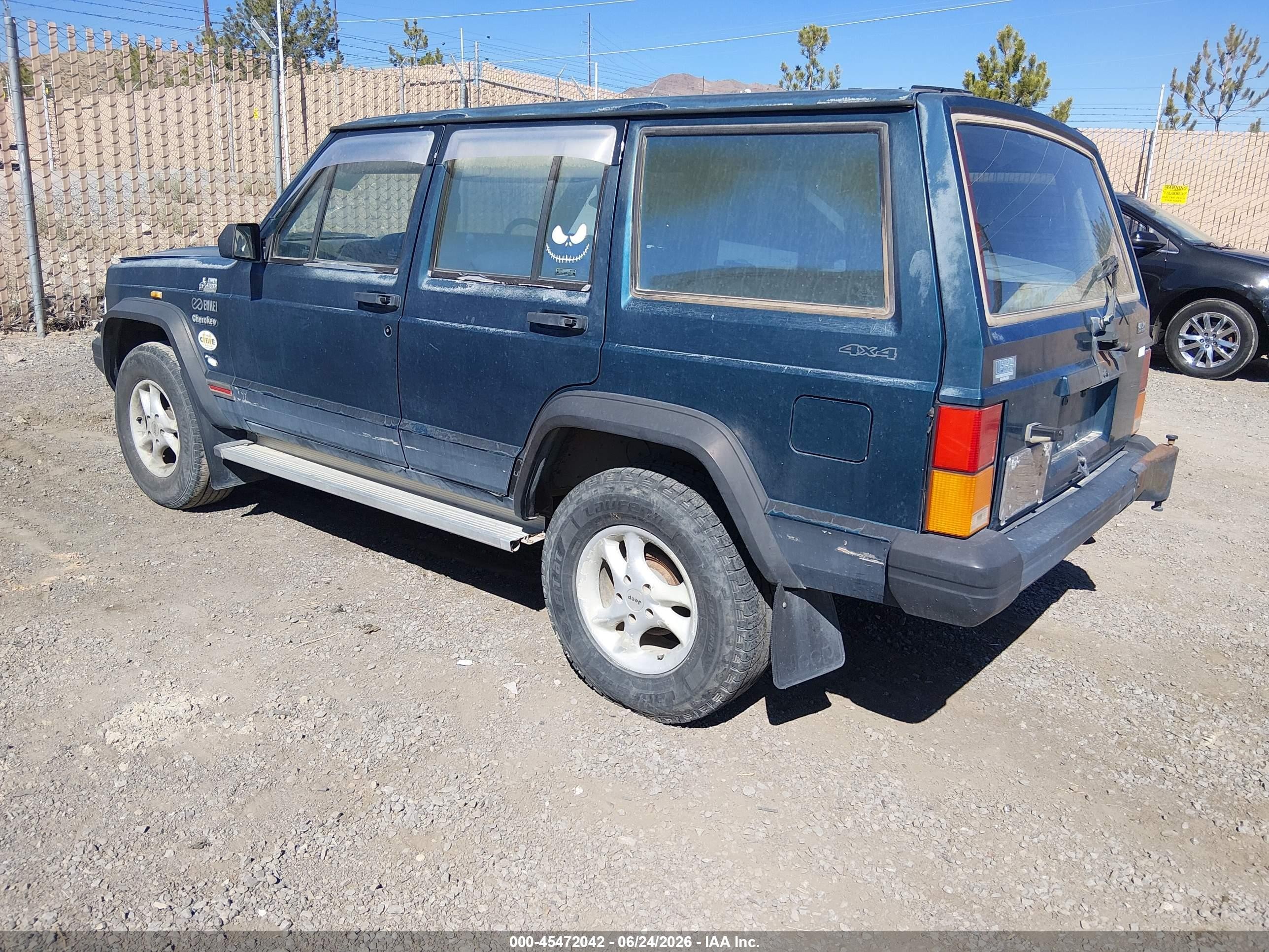 1995 Jeep Cherokee Sport Green vin: 1J4FN68S7SL609974