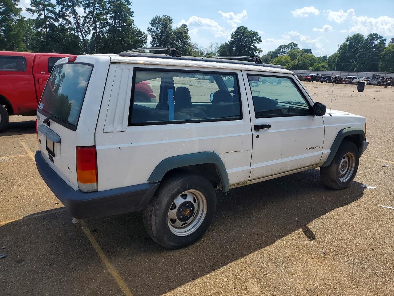 1997 Jeep Cherokee Se White vin: 1J4FT27S3VL547364
