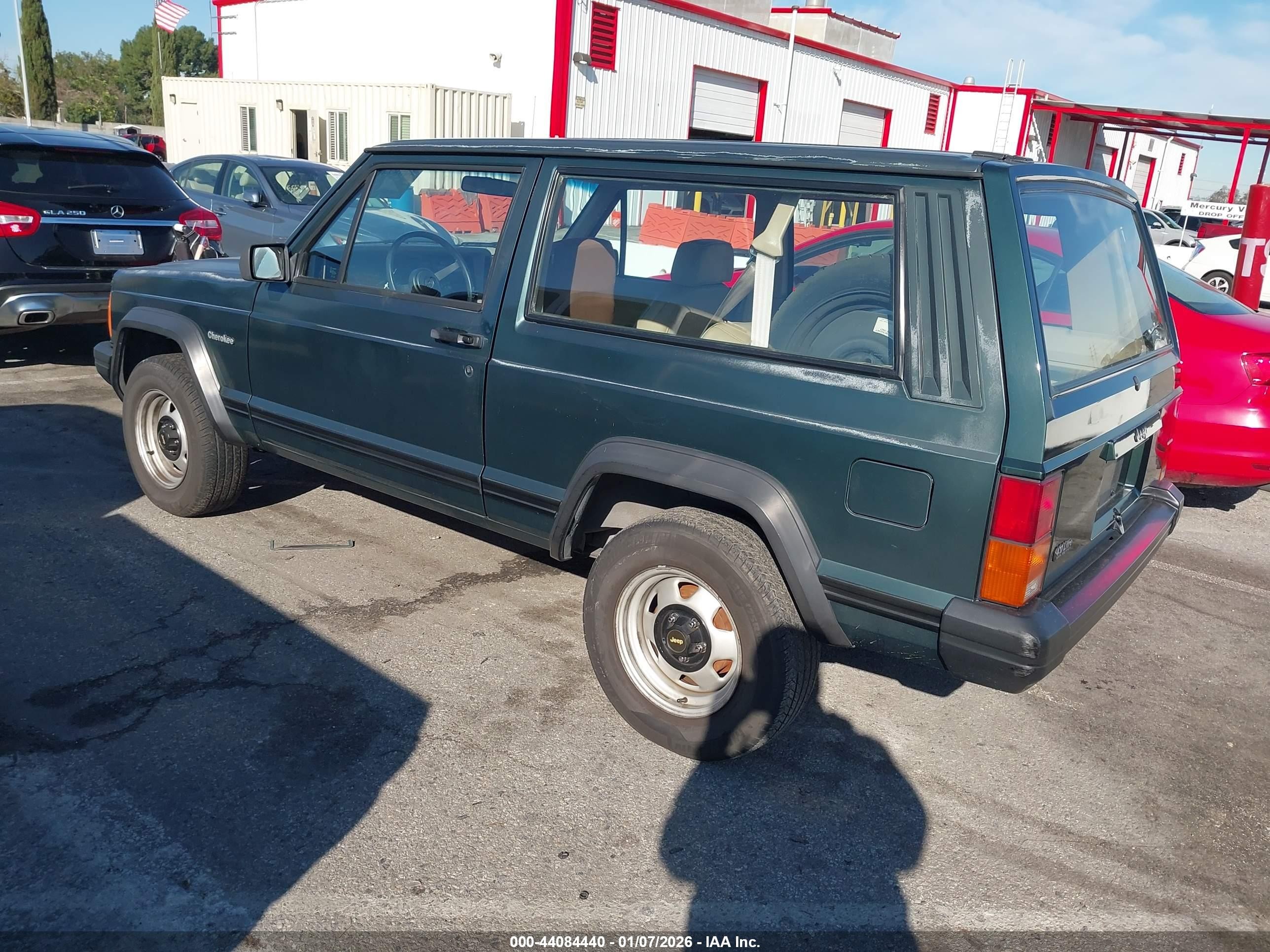 1993 Jeep Cherokee   Green vin: 1J4FT27S4PL634869