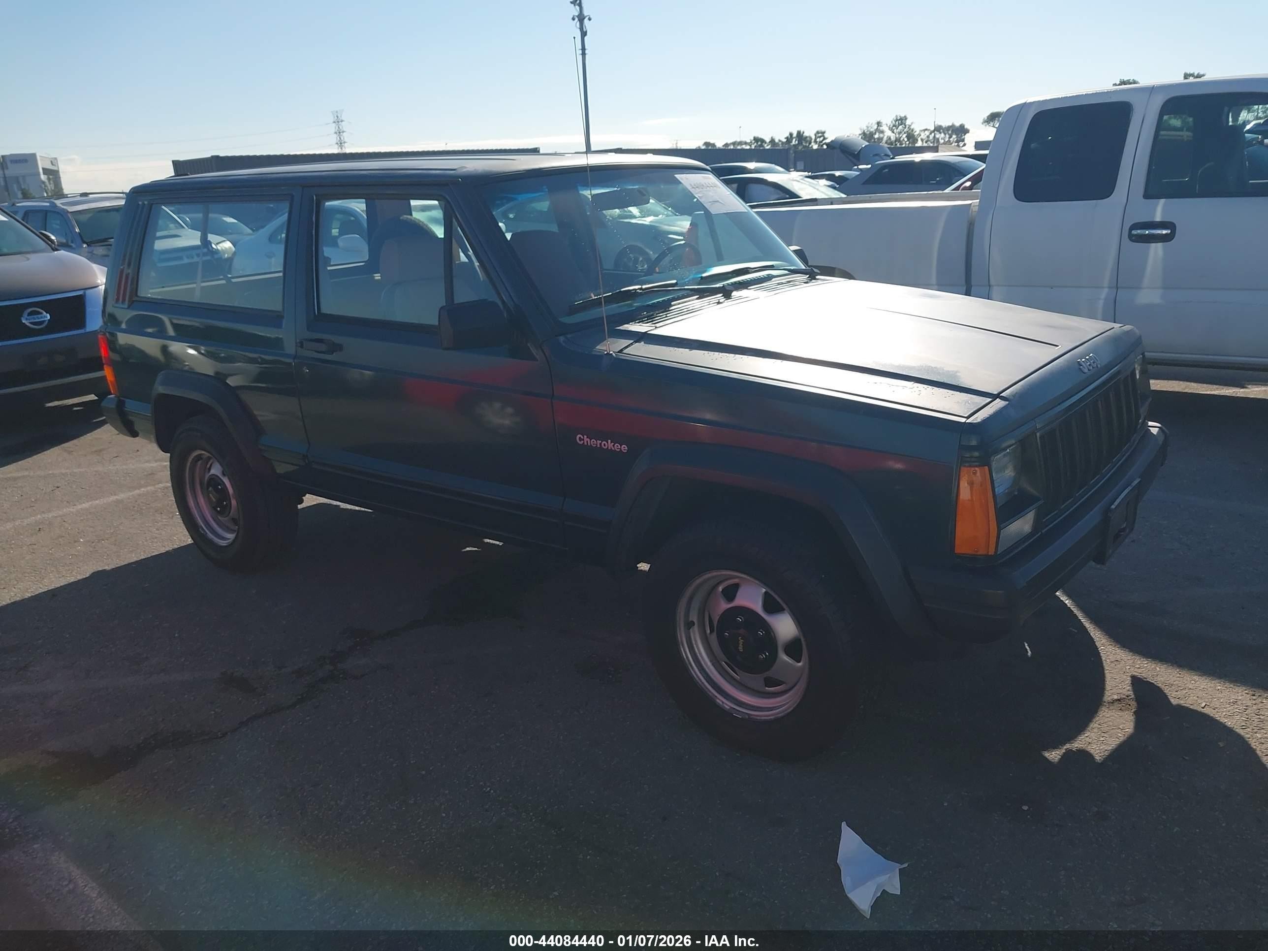 1993 Jeep Cherokee   Green vin: 1J4FT27S4PL634869