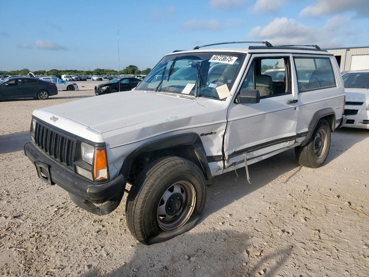1993 Jeep Cherokee White vin: 1J4FT27S6PL626062