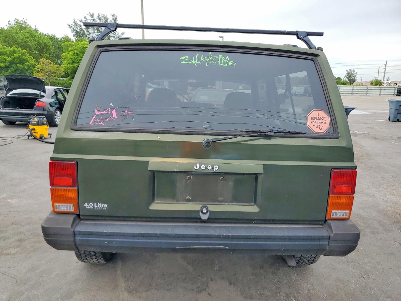 1995 Jeep Cherokee Se Green vin: 1J4FT27S7SL618481