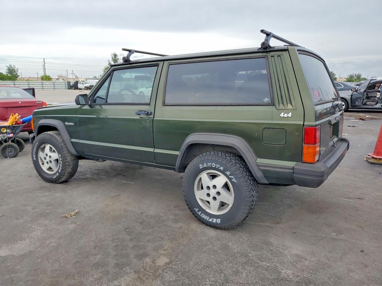 1995 Jeep Cherokee Se Green vin: 1J4FT27S7SL618481