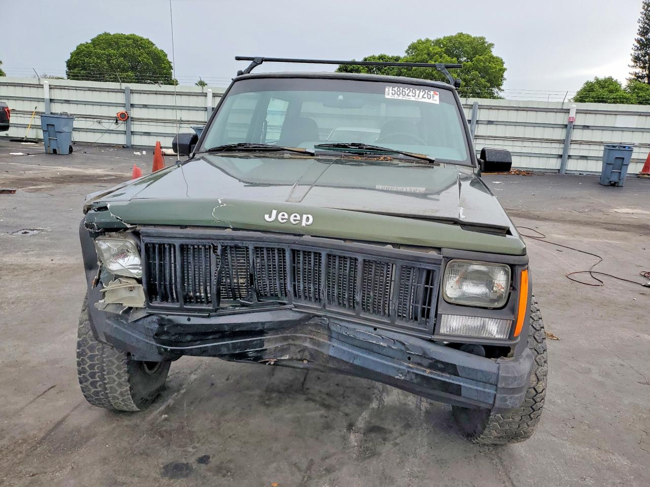 1995 Jeep Cherokee Se Green vin: 1J4FT27S7SL618481