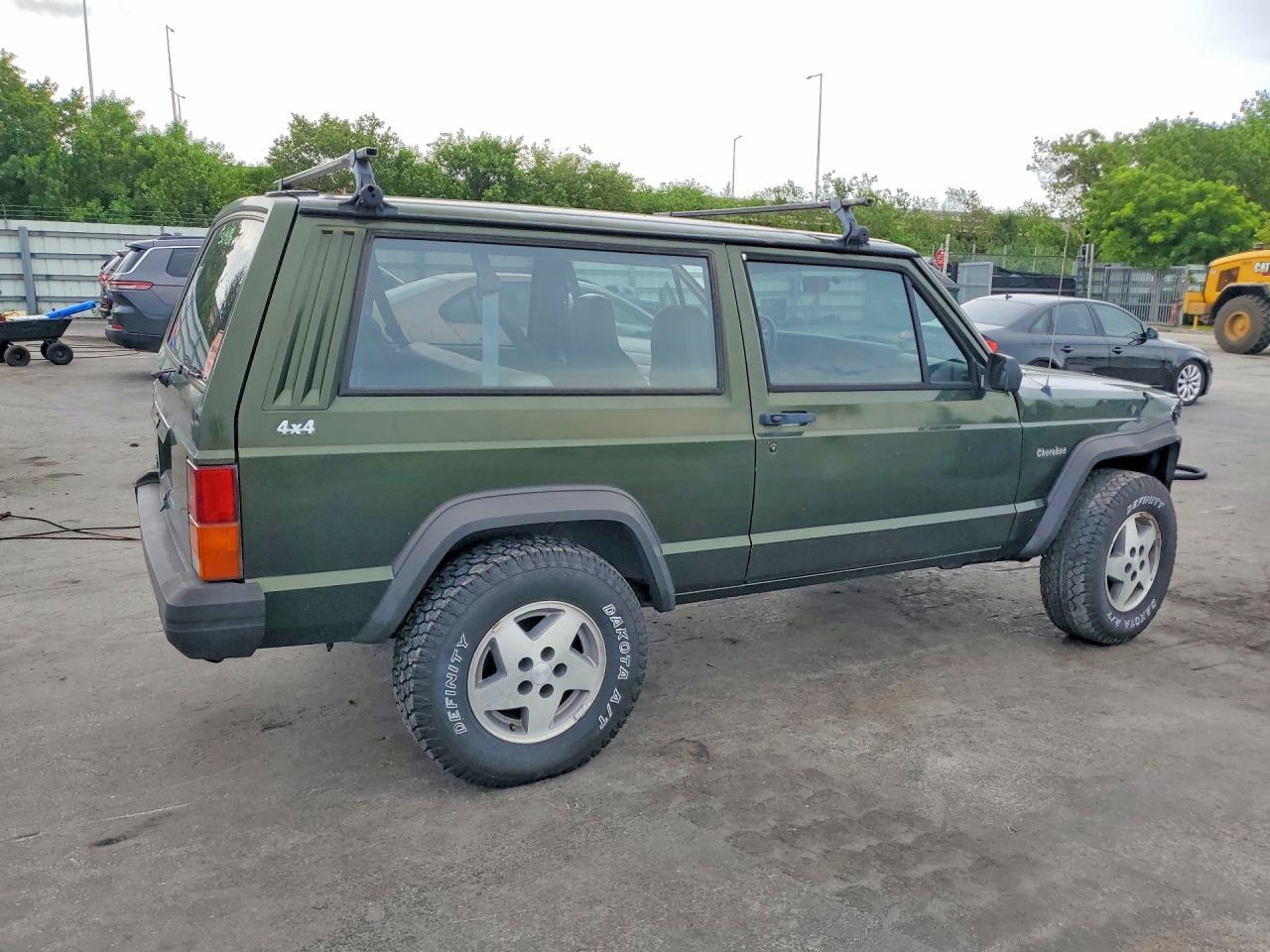 1995 Jeep Cherokee Se Green vin: 1J4FT27S7SL618481