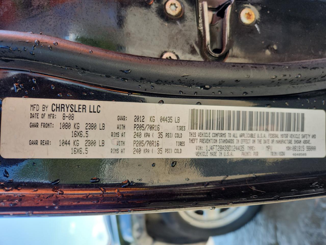 2009 Jeep Patriot Sport Charcoal vin: 1J4FT28A39D124435