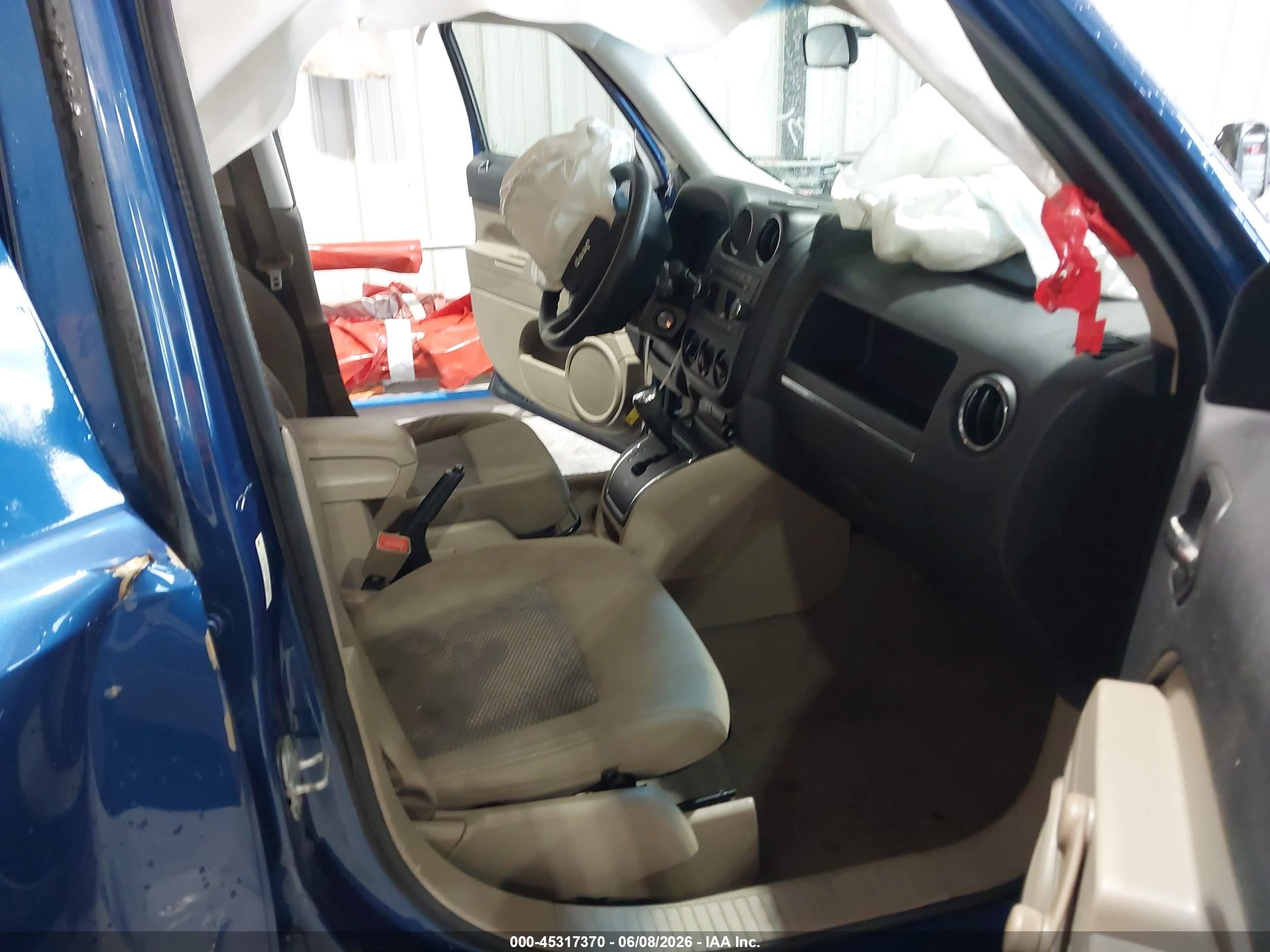 2009 Jeep Patriot Sport Blue vin: 1J4FT28A39D195179