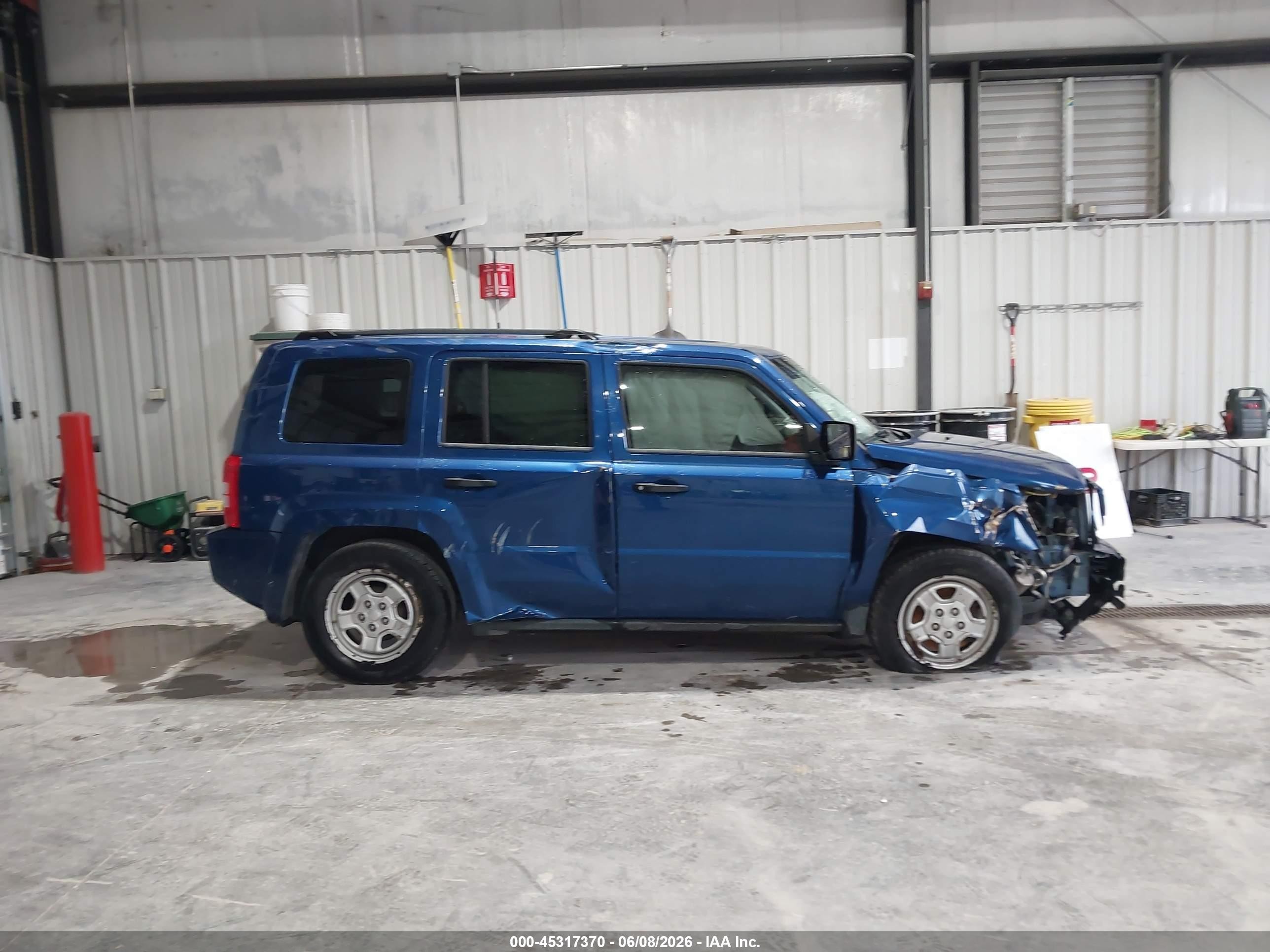 2009 Jeep Patriot Sport Blue vin: 1J4FT28A39D195179