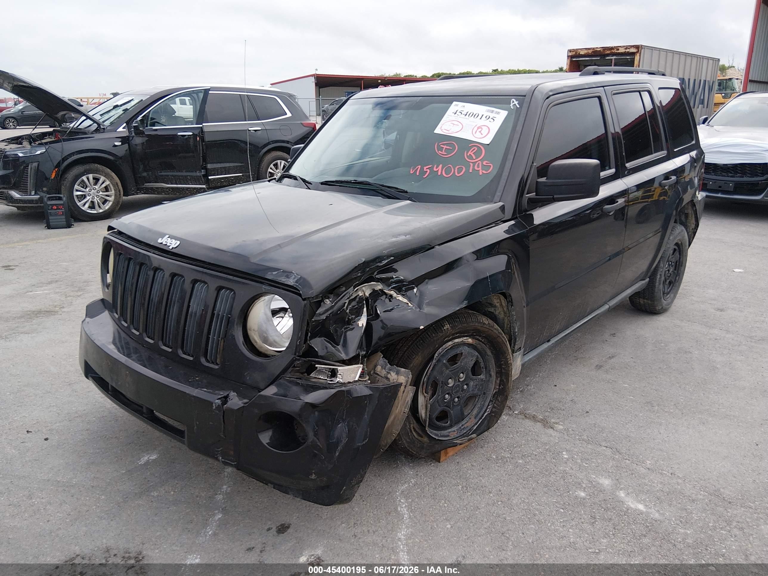 2009 Jeep Patriot Sport Black vin: 1J4FT28A49D130289