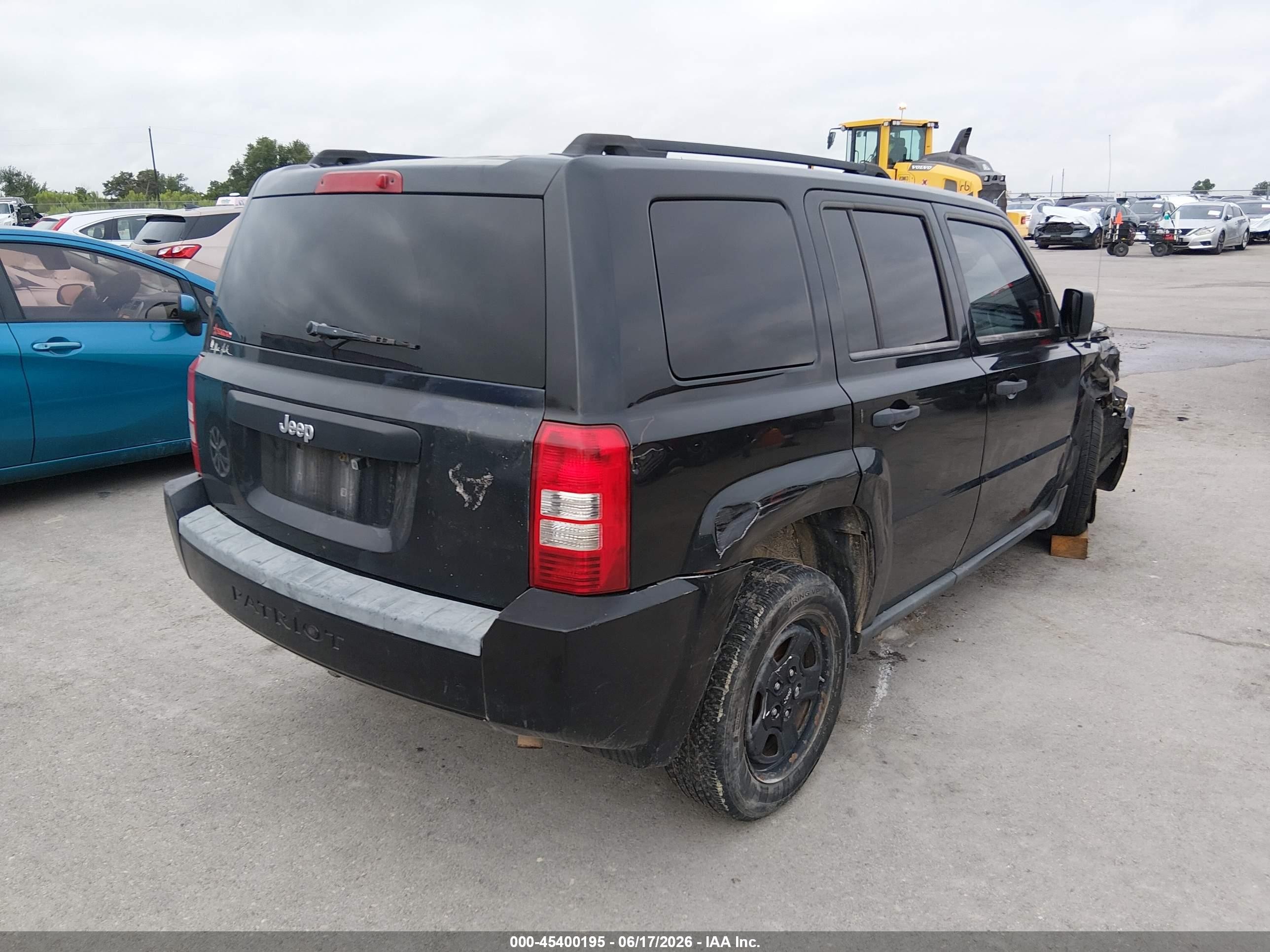 2009 Jeep Patriot Sport Black vin: 1J4FT28A49D130289