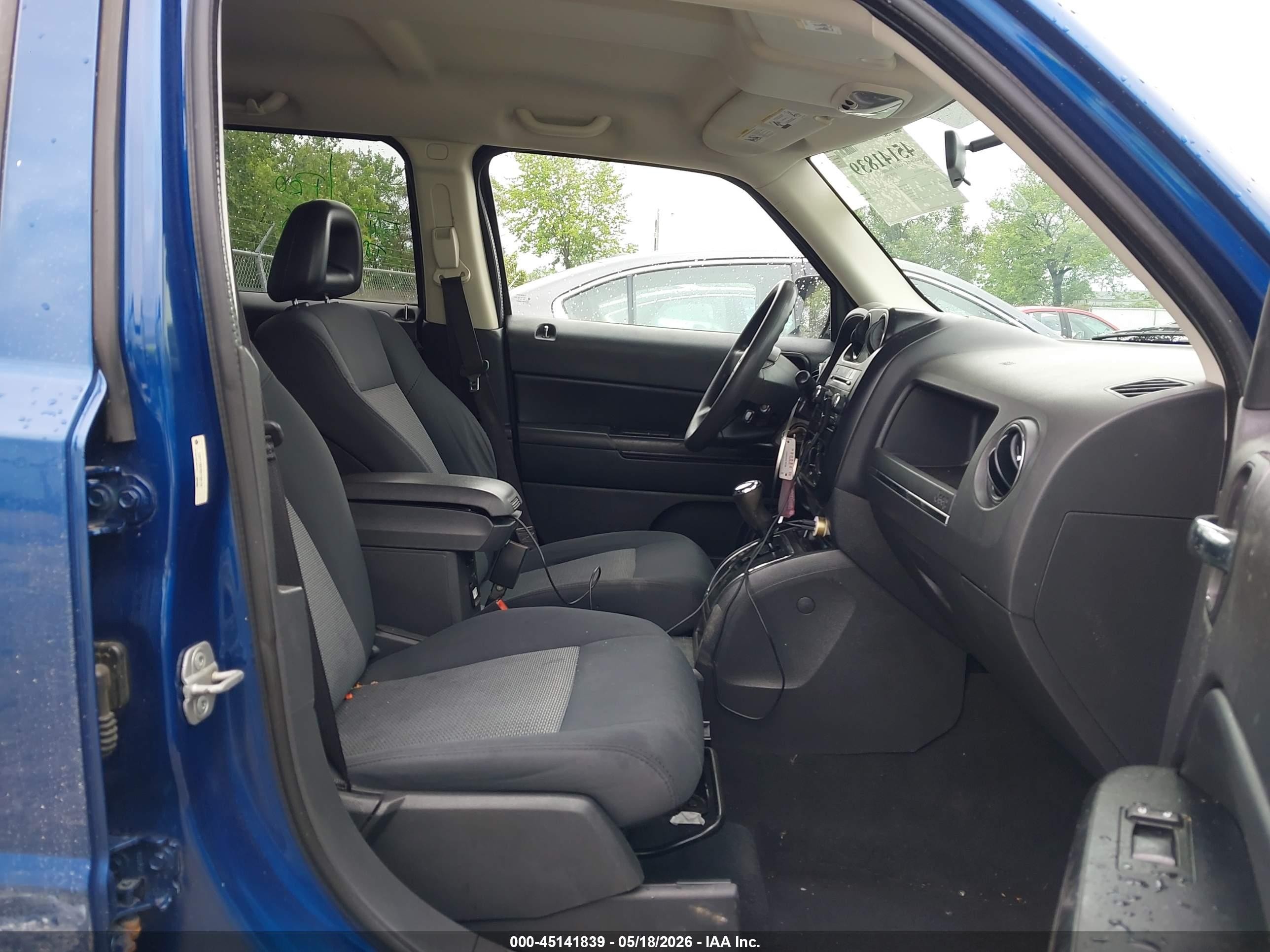 2009 Jeep Patriot Sport Blue vin: 1J4FT28A49D159176