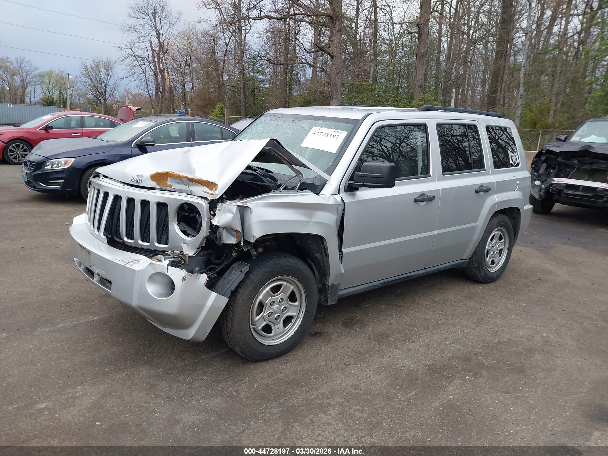 2009 Jeep Patriot Sport Gray vin: 1J4FT28A89D125113