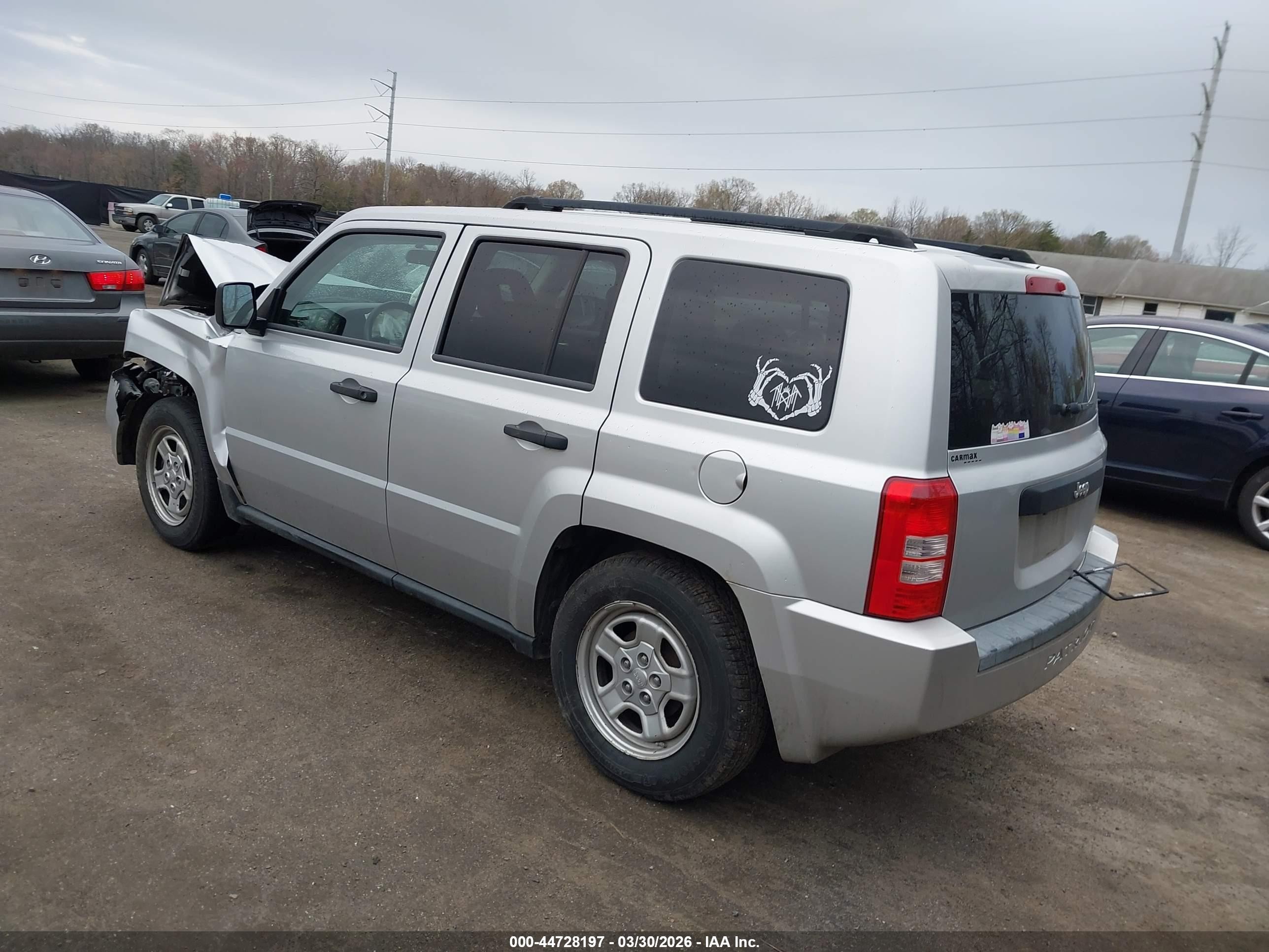 2009 Jeep Patriot Sport Gray vin: 1J4FT28A89D125113