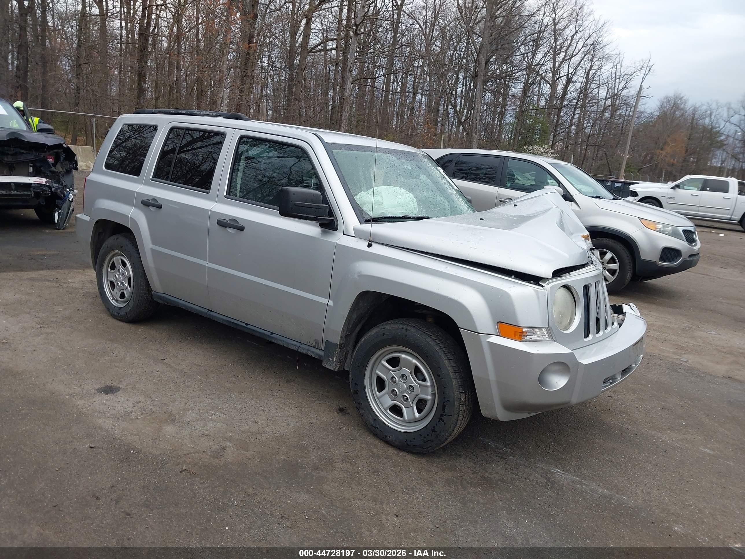 2009 Jeep Patriot Sport Gray vin: 1J4FT28A89D125113