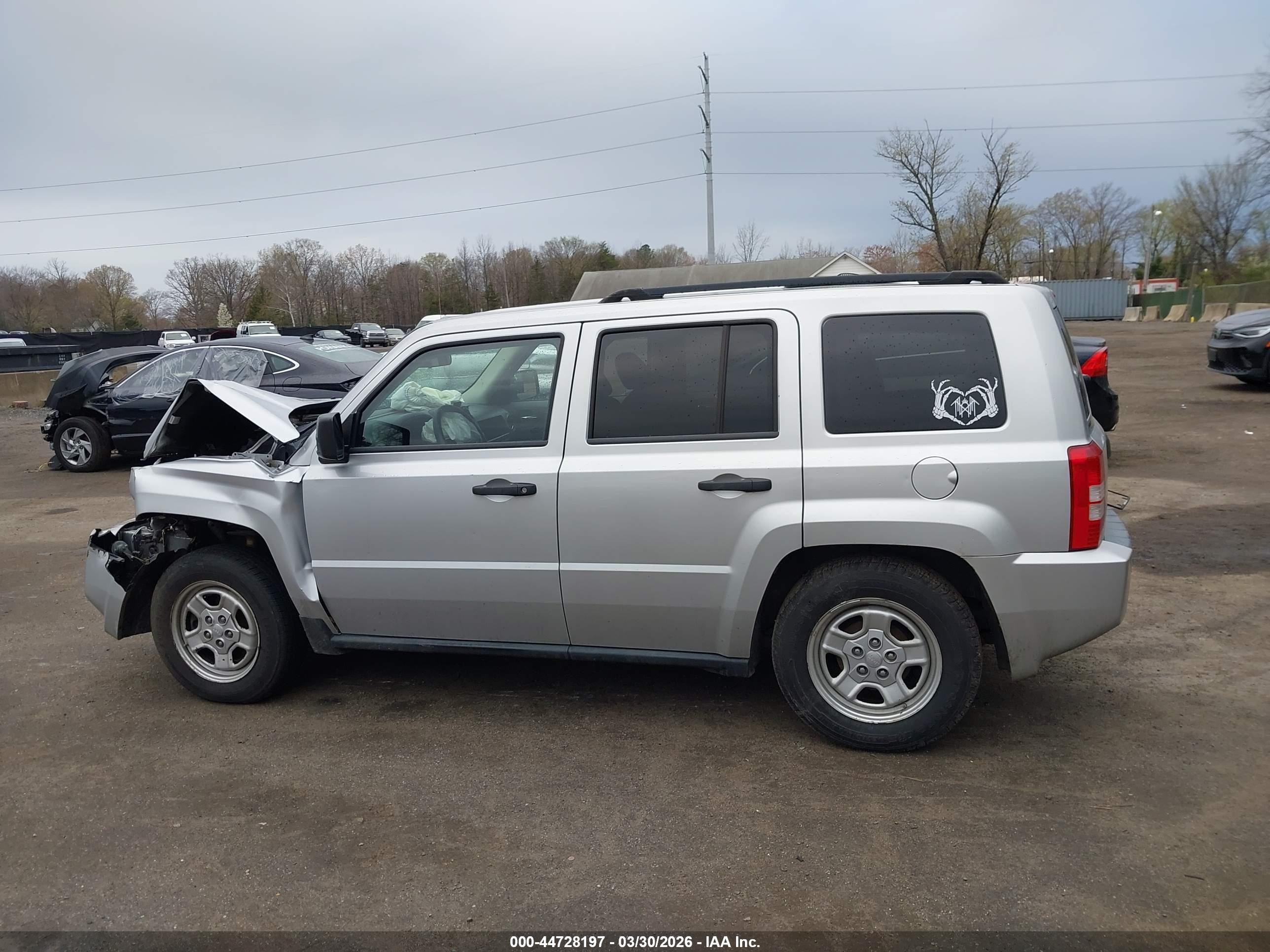 2009 Jeep Patriot Sport Gray vin: 1J4FT28A89D125113