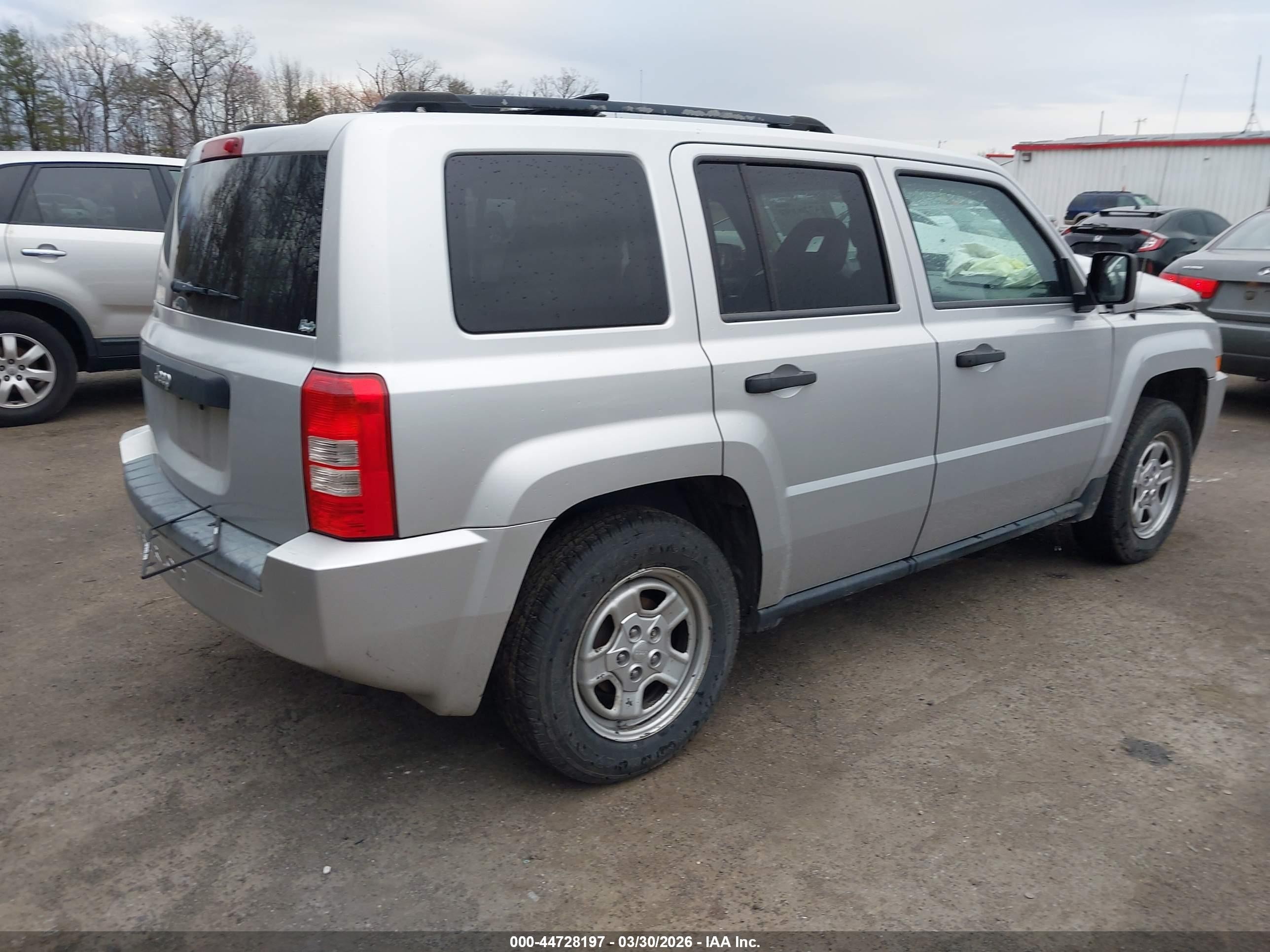 2009 Jeep Patriot Sport Gray vin: 1J4FT28A89D125113