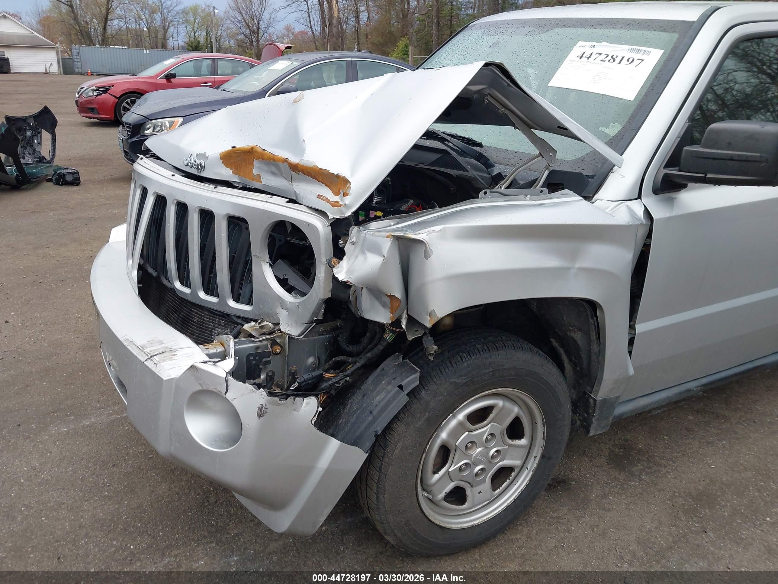 2009 Jeep Patriot Sport Gray vin: 1J4FT28A89D125113