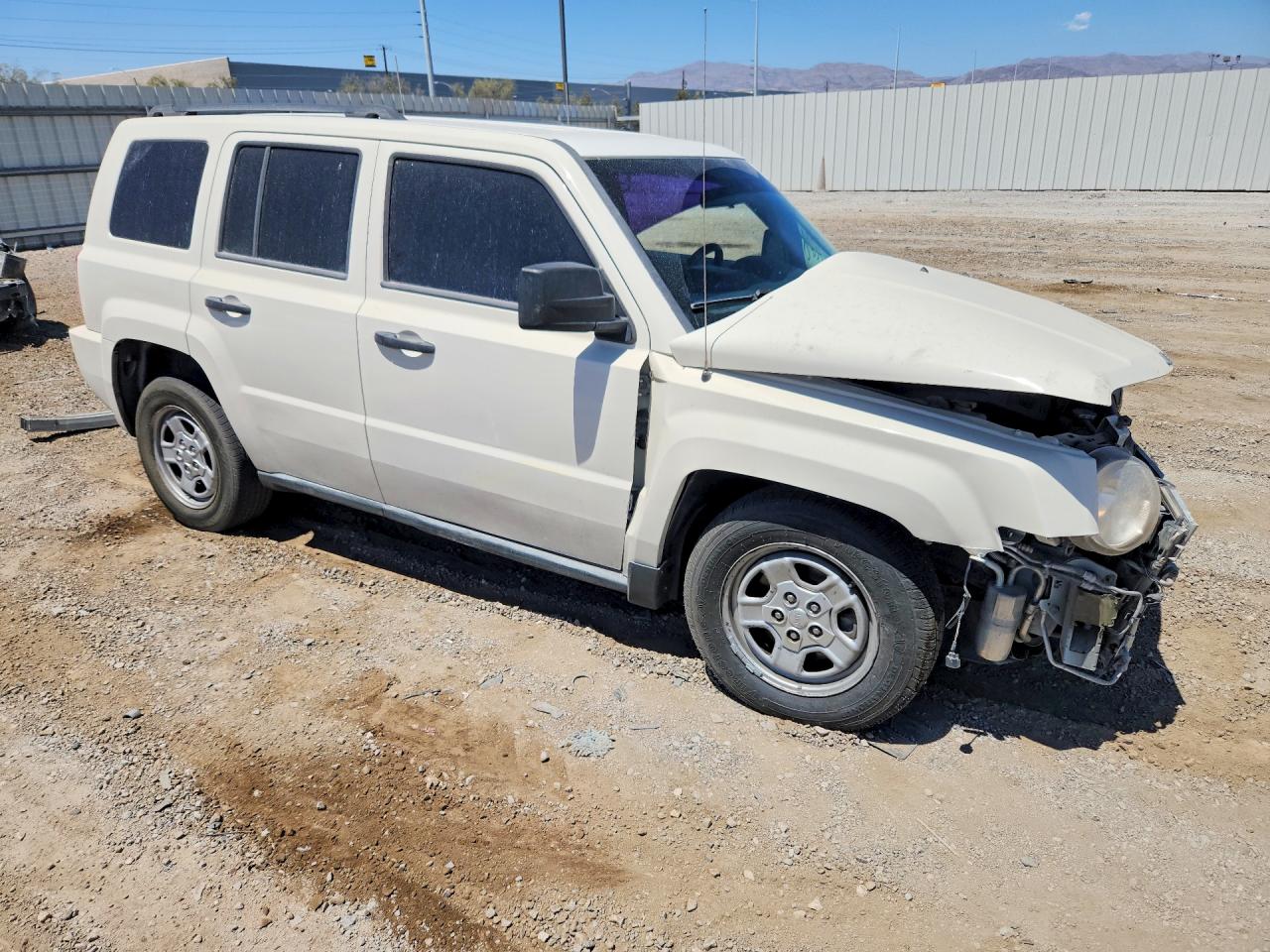 2009 Jeep Patriot Sport White vin: 1J4FT28B09D155148