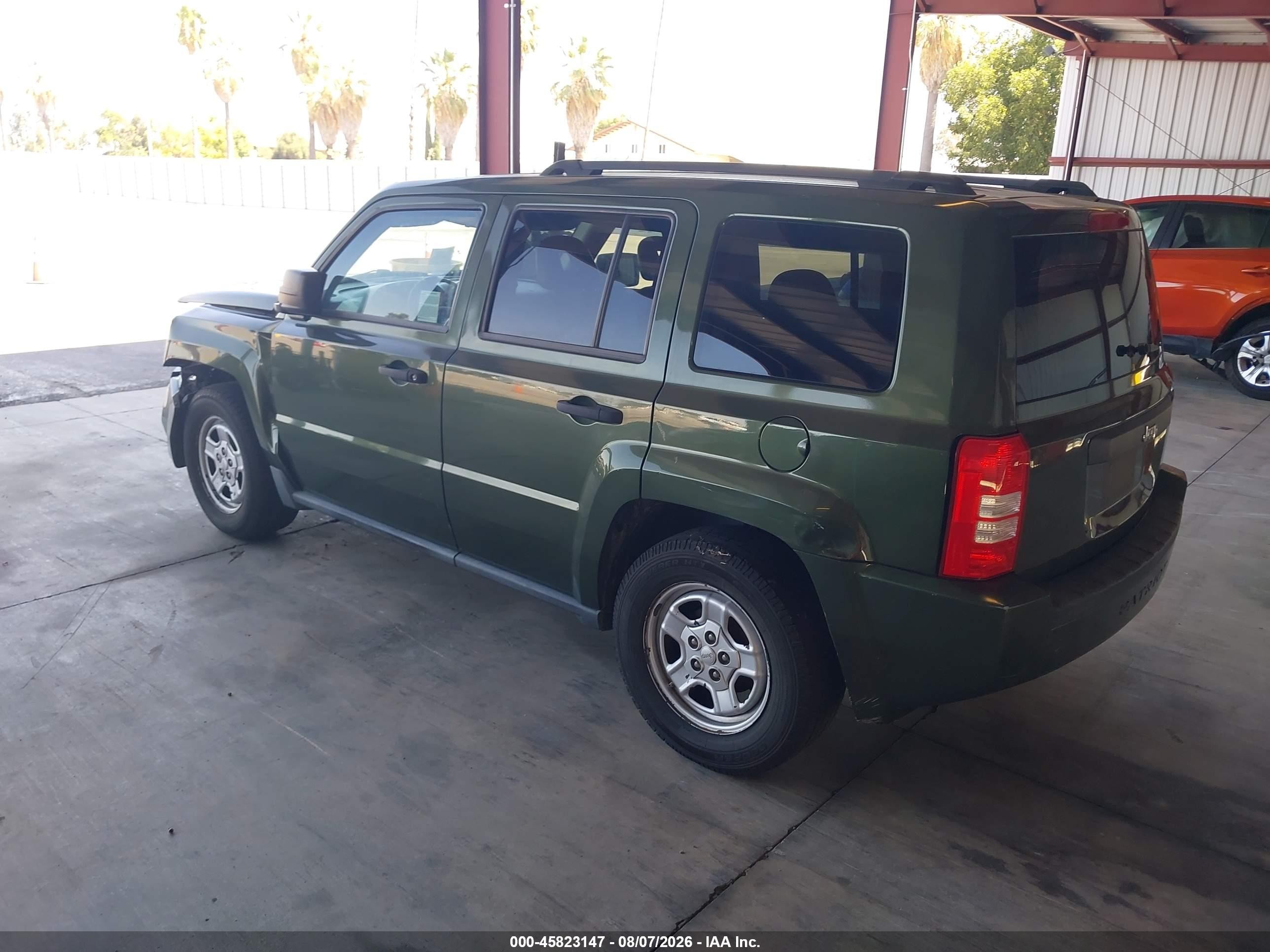 2009 Jeep Patriot Sport Green vin: 1J4FT28B09D227904