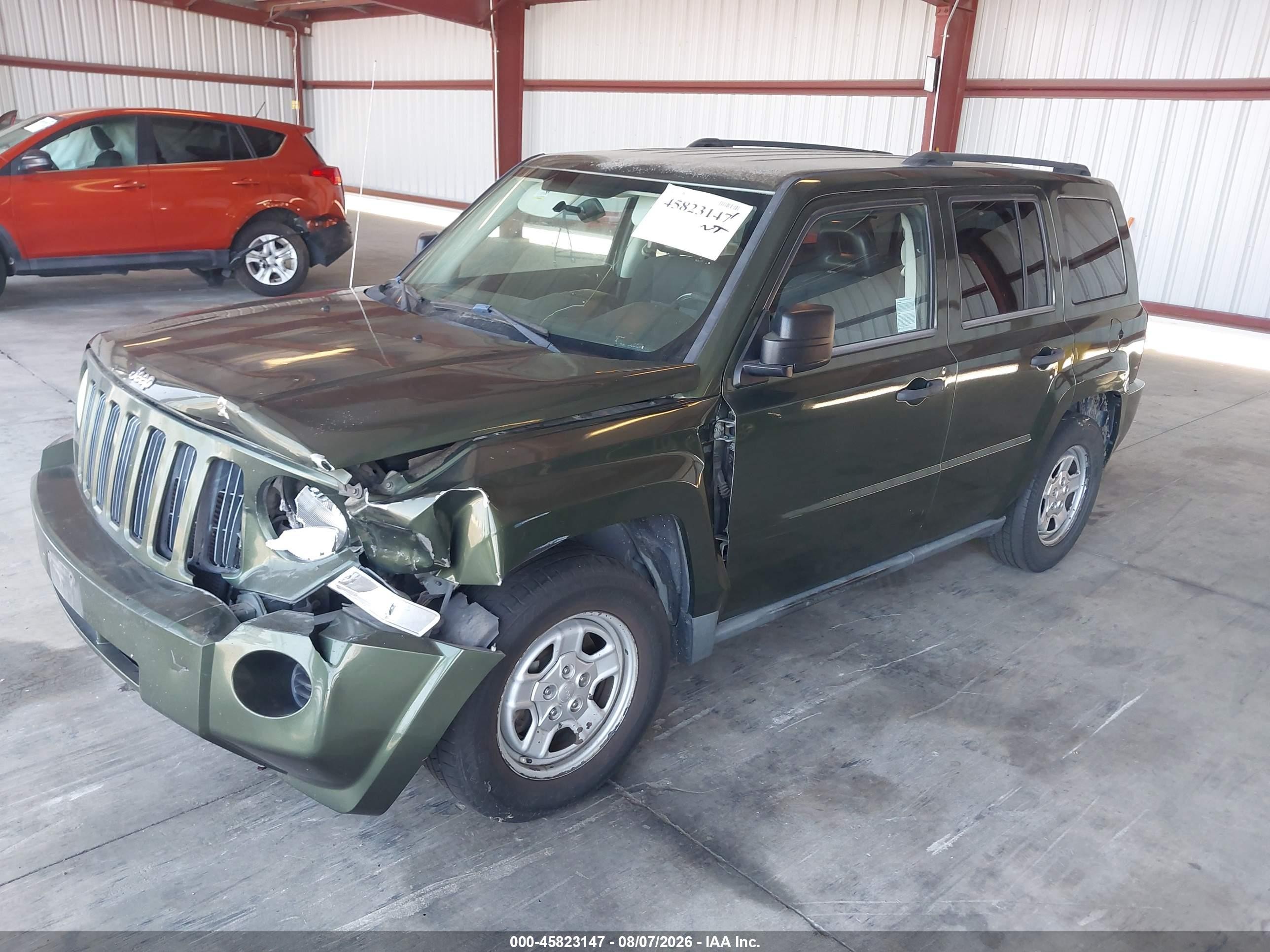 2009 Jeep Patriot Sport Green vin: 1J4FT28B09D227904