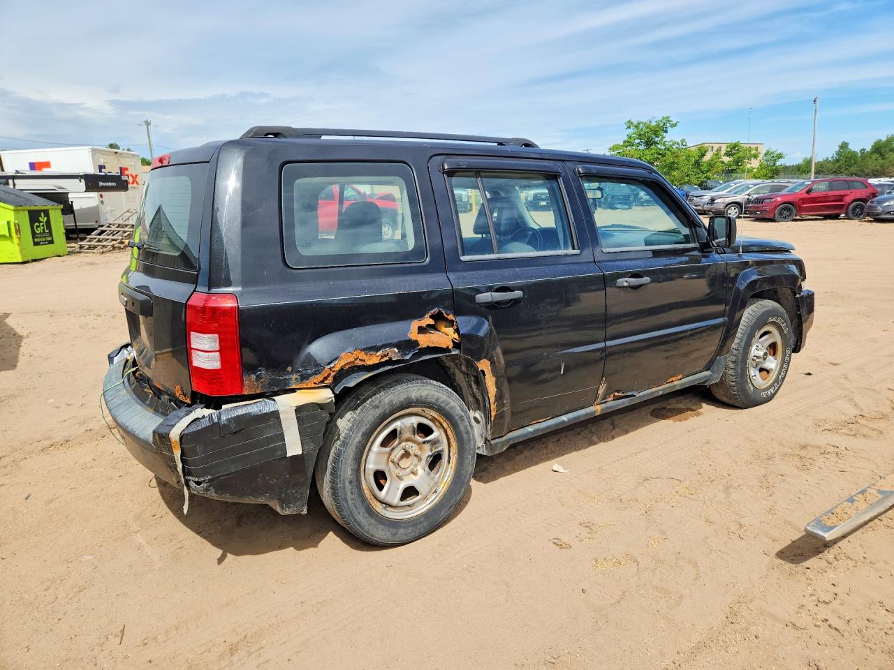2009 Jeep Patriot Sport Black vin: 1J4FT28B19D209458