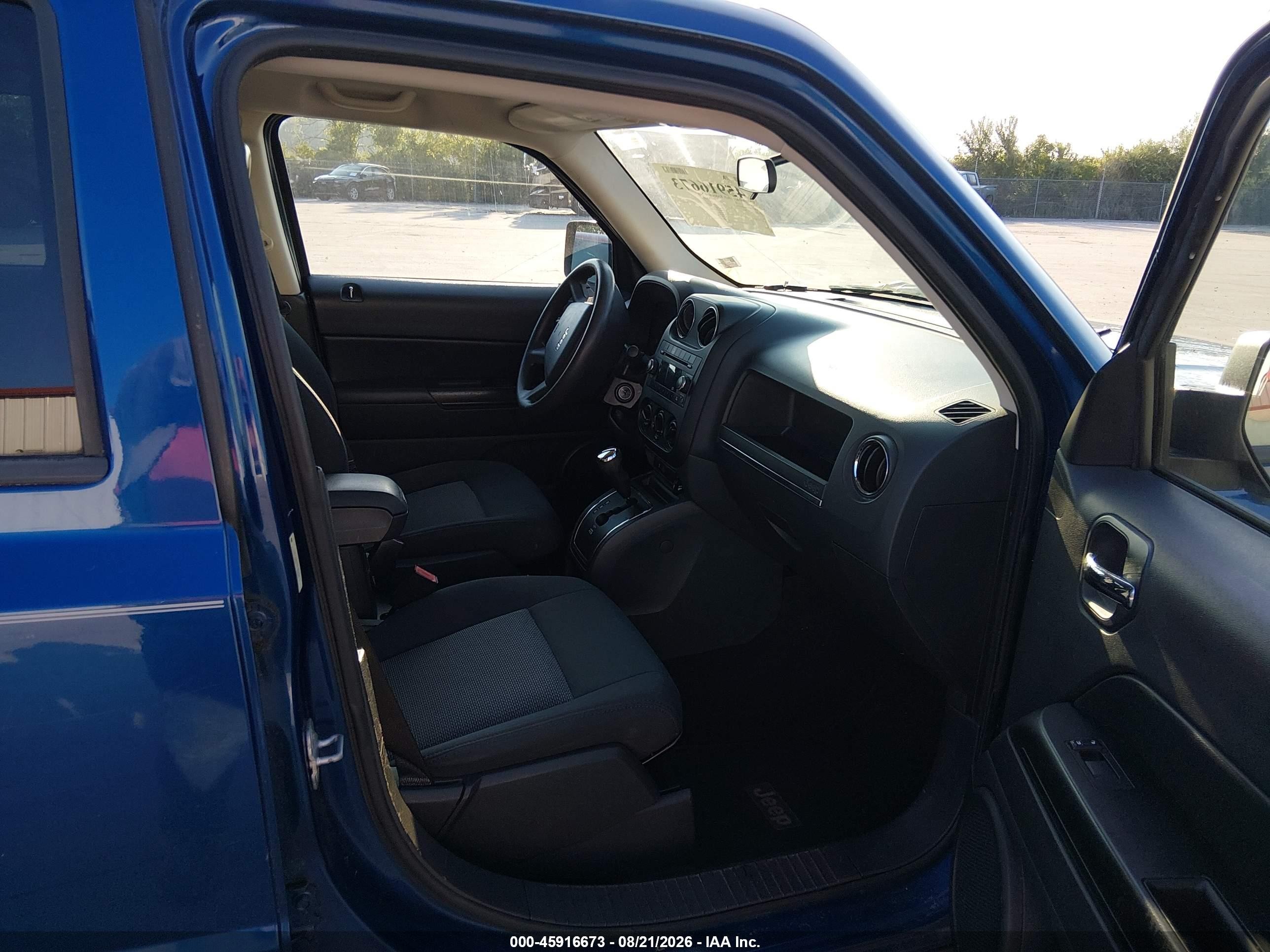 2009 Jeep Patriot Sport Blue vin: 1J4FT28B29D183453