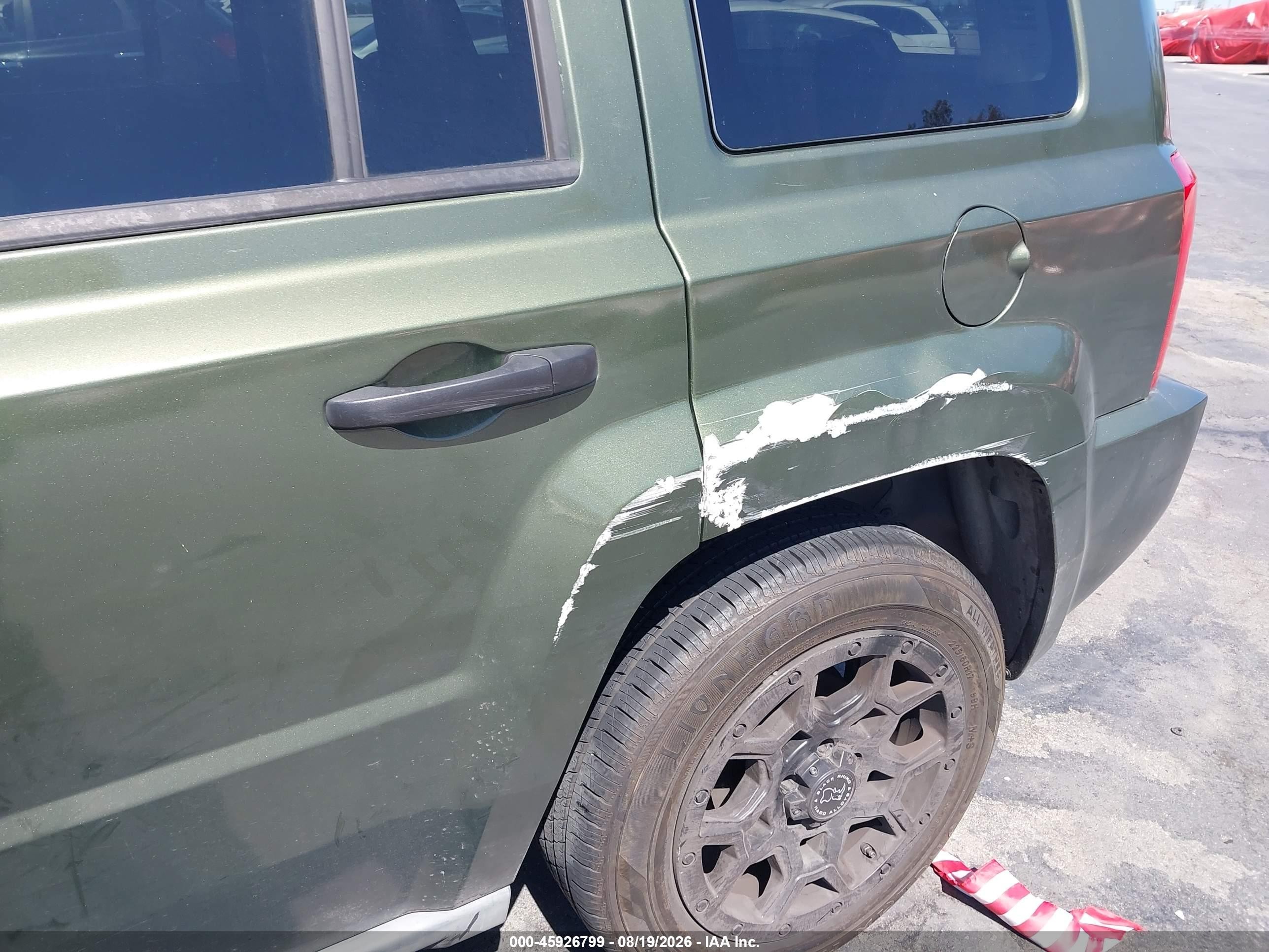 2009 Jeep Patriot Sport Зеленый vin: 1J4FT28B29D250682