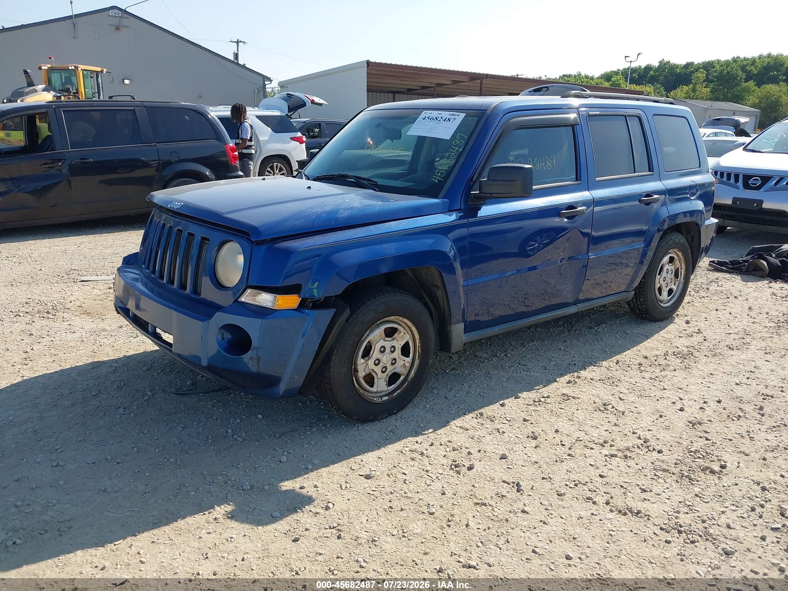 2009 Jeep Patriot Sport Синий vin: 1J4FT28B39D134651