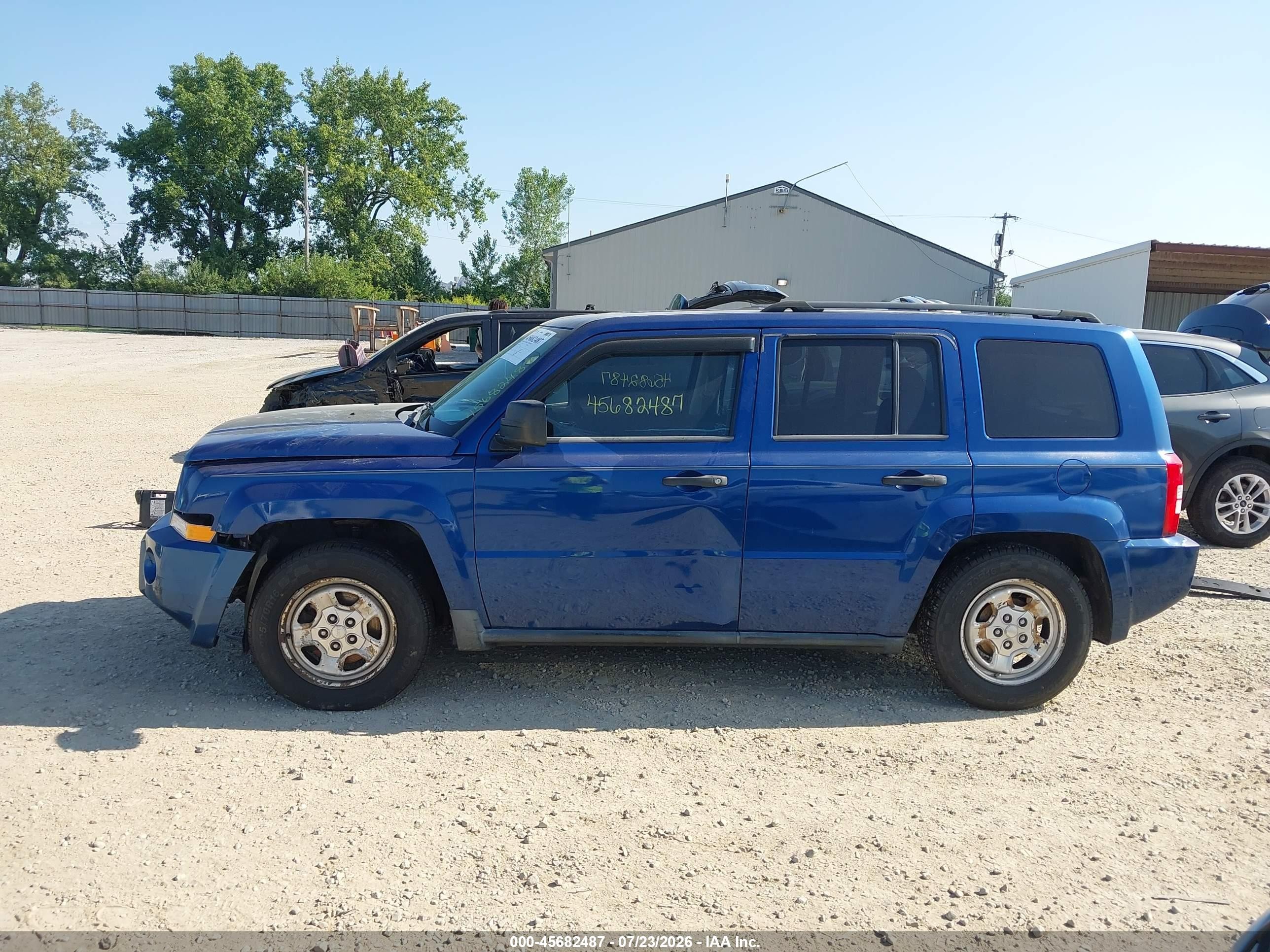 2009 Jeep Patriot Sport Синий vin: 1J4FT28B39D134651