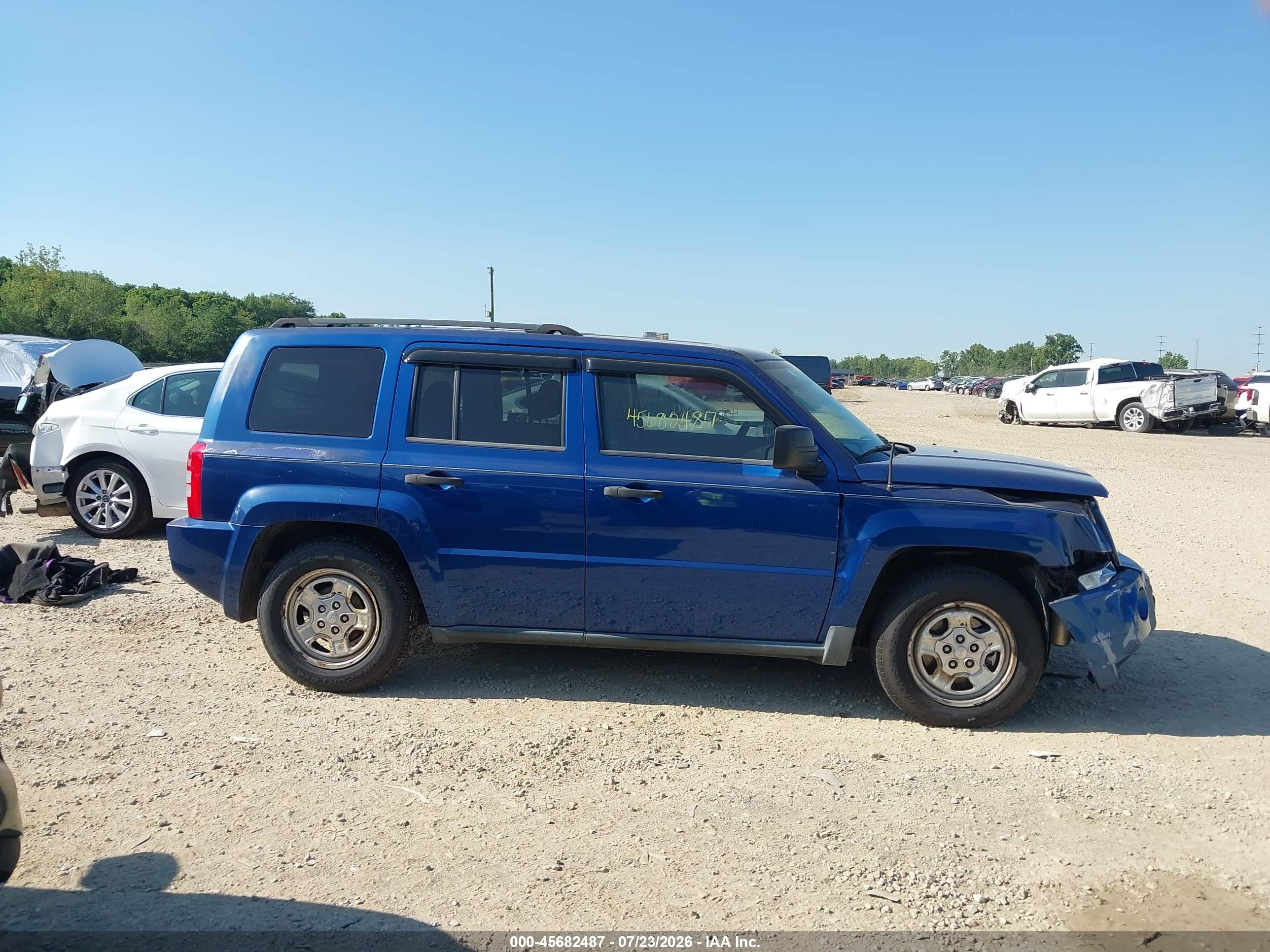 2009 Jeep Patriot Sport Синий vin: 1J4FT28B39D134651