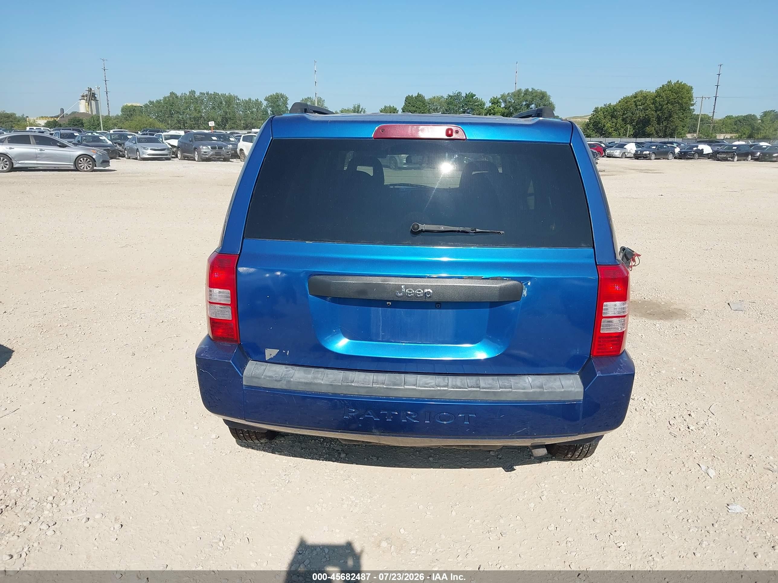 2009 Jeep Patriot Sport Синий vin: 1J4FT28B39D134651