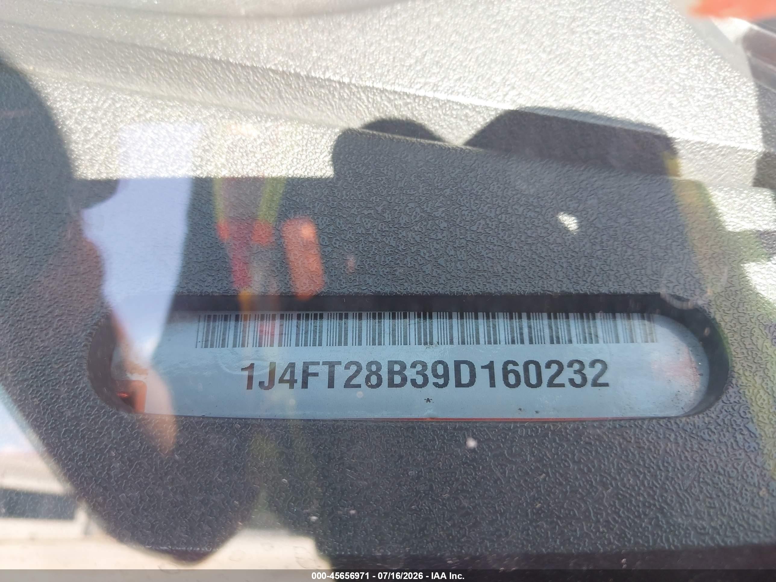 2009 Jeep Patriot Sport Оранжевый vin: 1J4FT28B39D160232