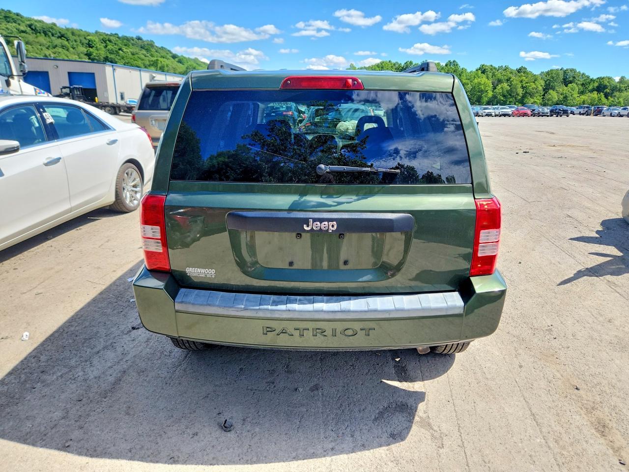 2009 Jeep Patriot Sport Green vin: 1J4FT28B49D194826