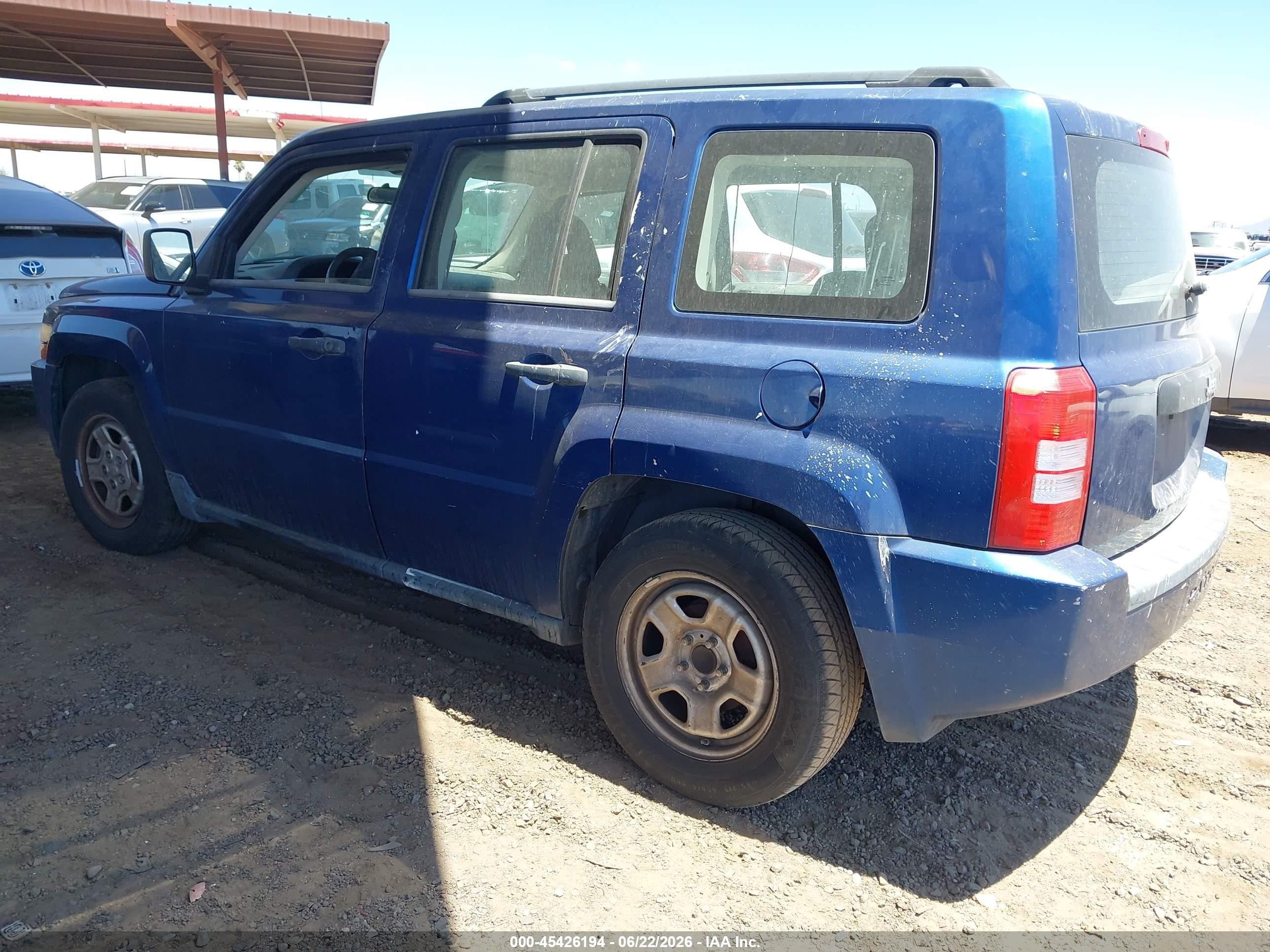 2009 Jeep Patriot Sport Синий vin: 1J4FT28B59D178697