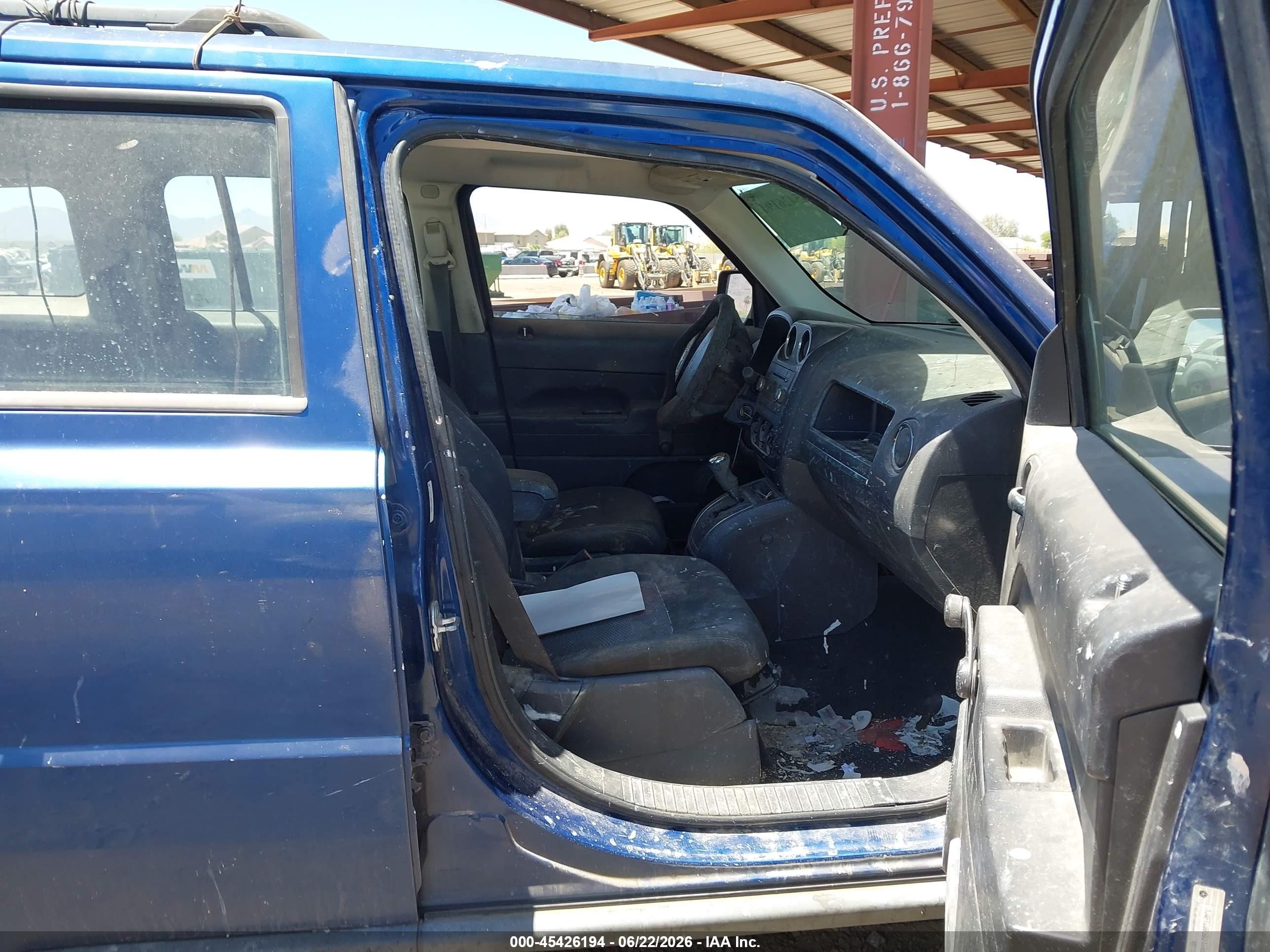 2009 Jeep Patriot Sport Синий vin: 1J4FT28B59D178697