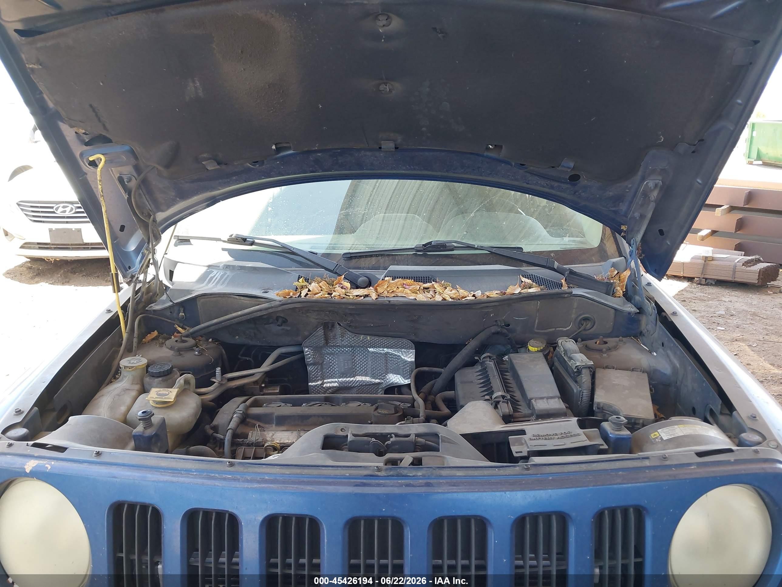2009 Jeep Patriot Sport Синий vin: 1J4FT28B59D178697
