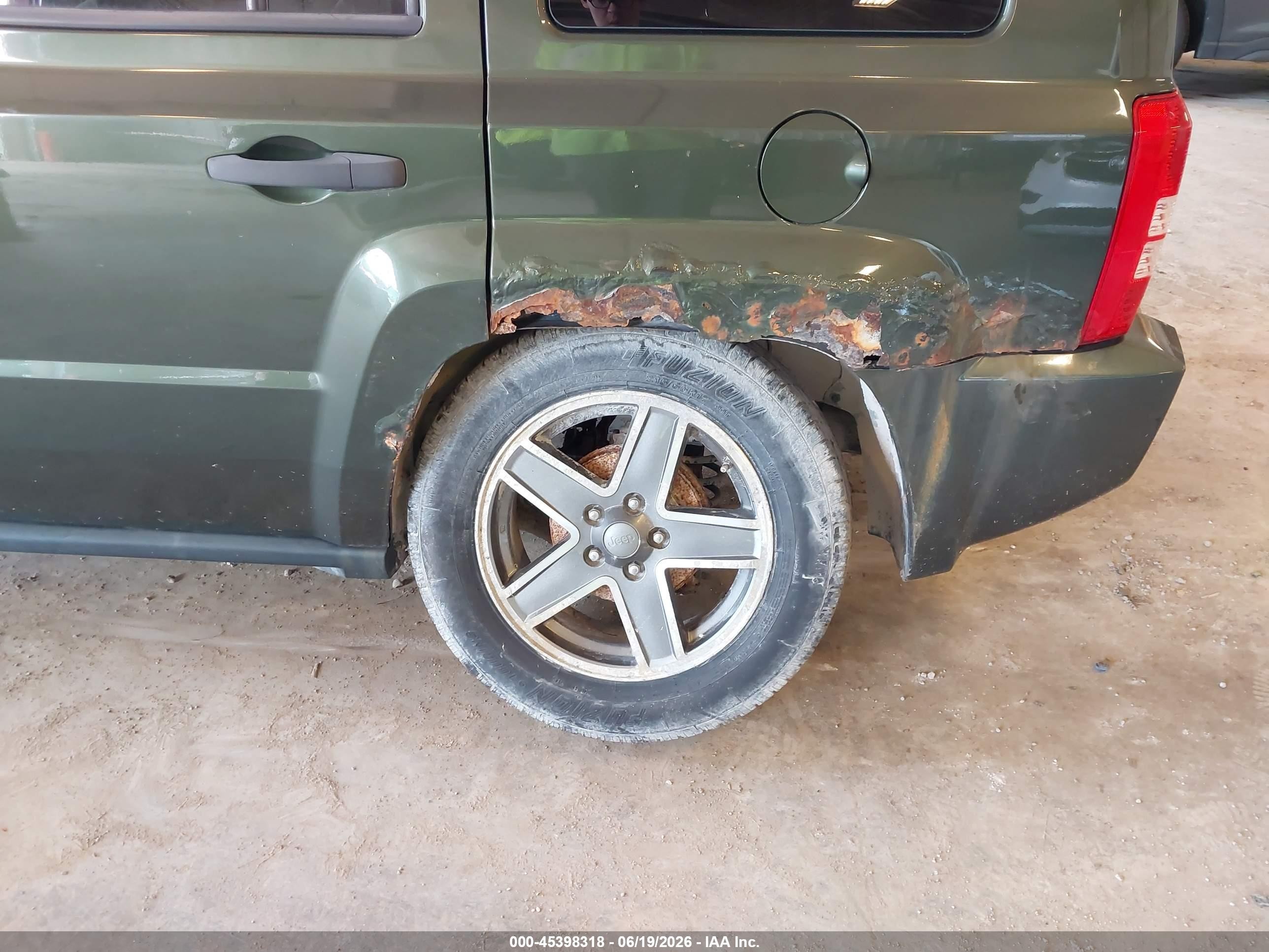 2009 Jeep Patriot Sport Green vin: 1J4FT28B89D194537