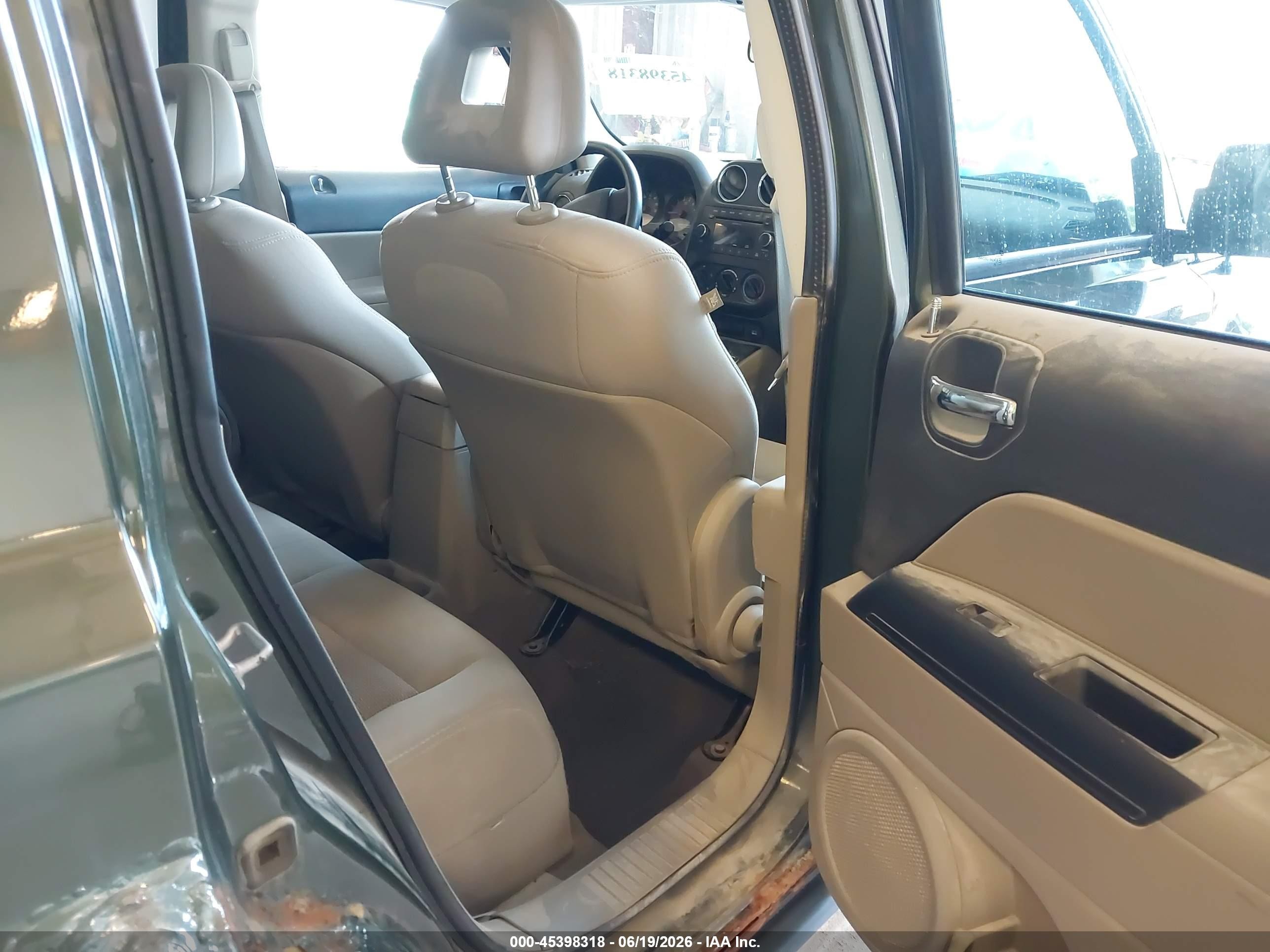 2009 Jeep Patriot Sport Green vin: 1J4FT28B89D194537