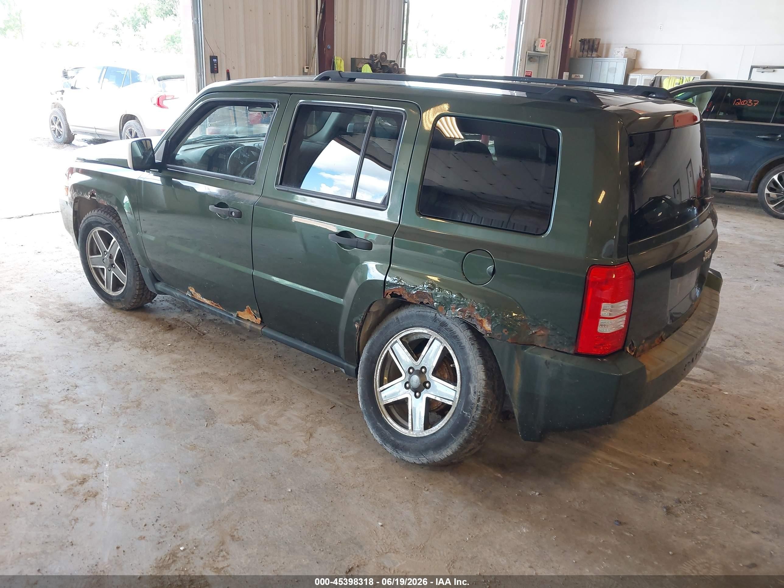 2009 Jeep Patriot Sport Green vin: 1J4FT28B89D194537